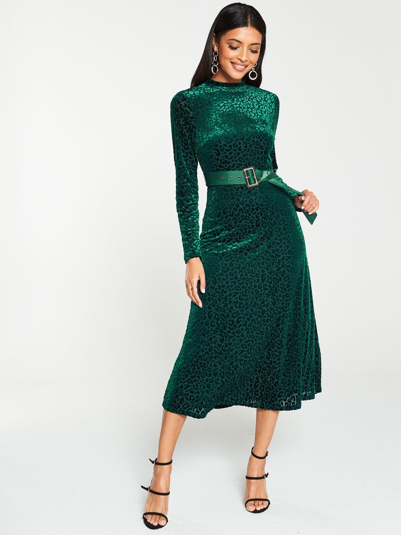 green midi dress uk