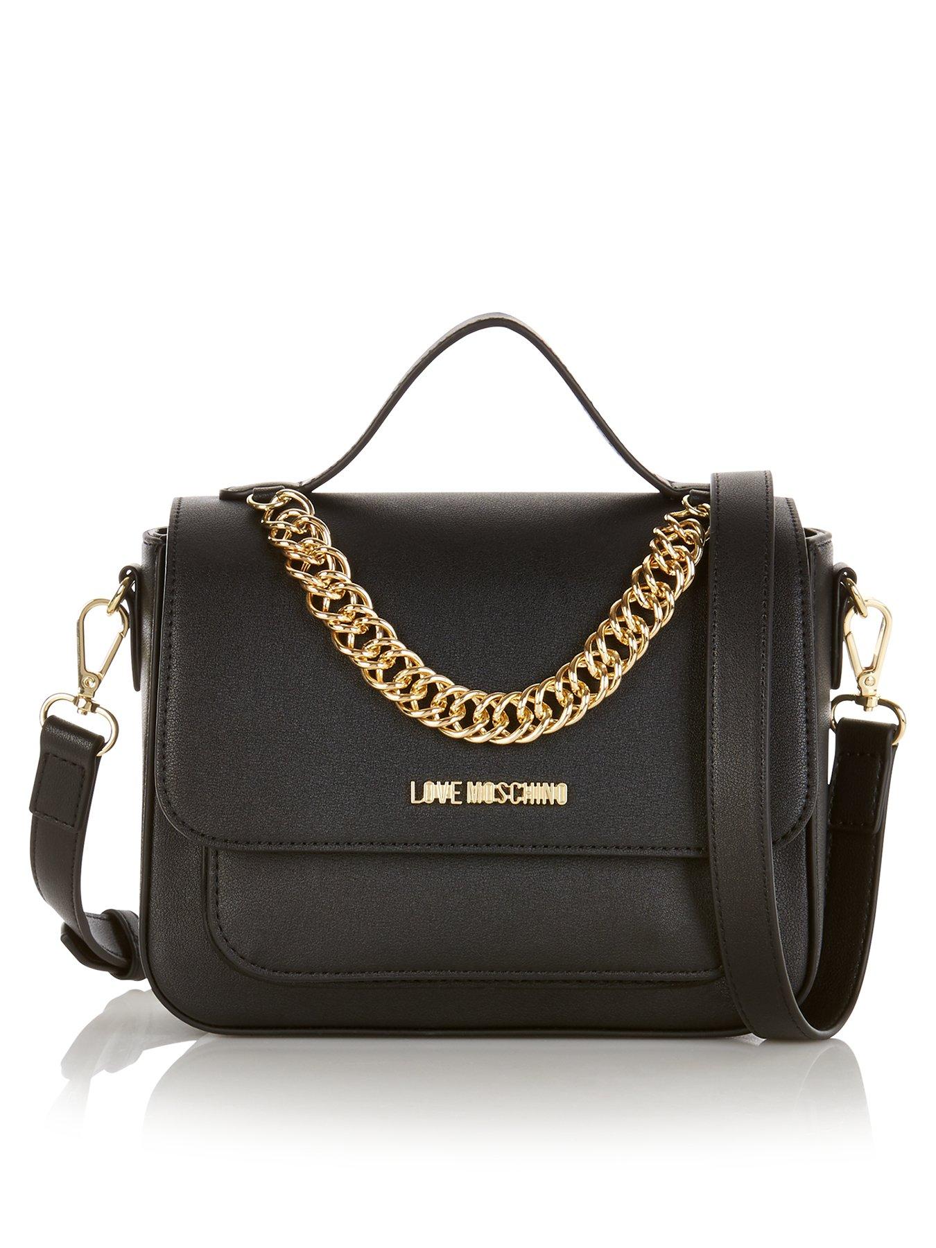 love moschino cross body bag black