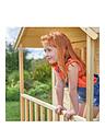 Image thumbnail 2 of 6 of TP Hill Top Wooden Tower Playhouse with Slide