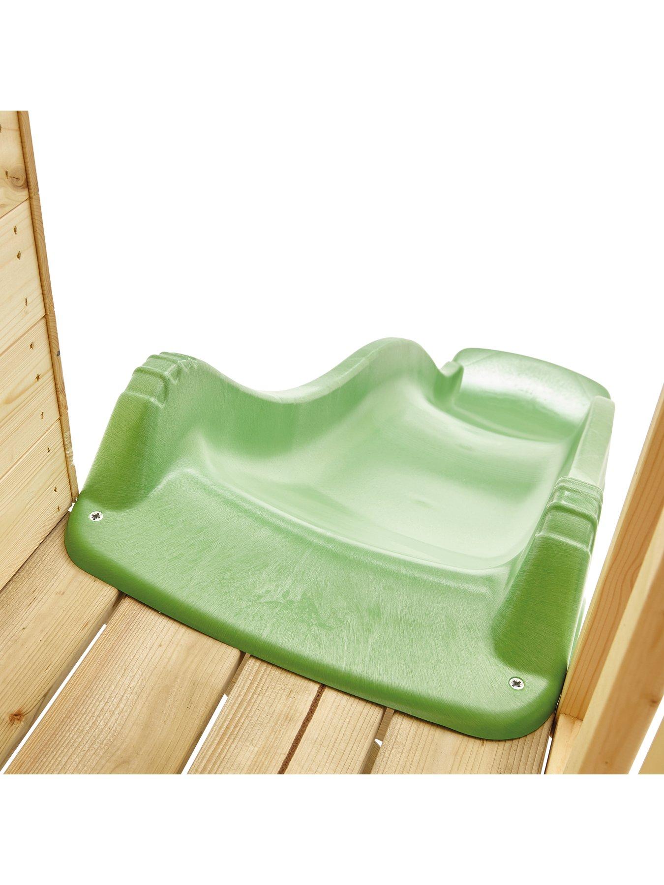 Image 5 of 6 of TP Hill Top Wooden Tower Playhouse with Slide