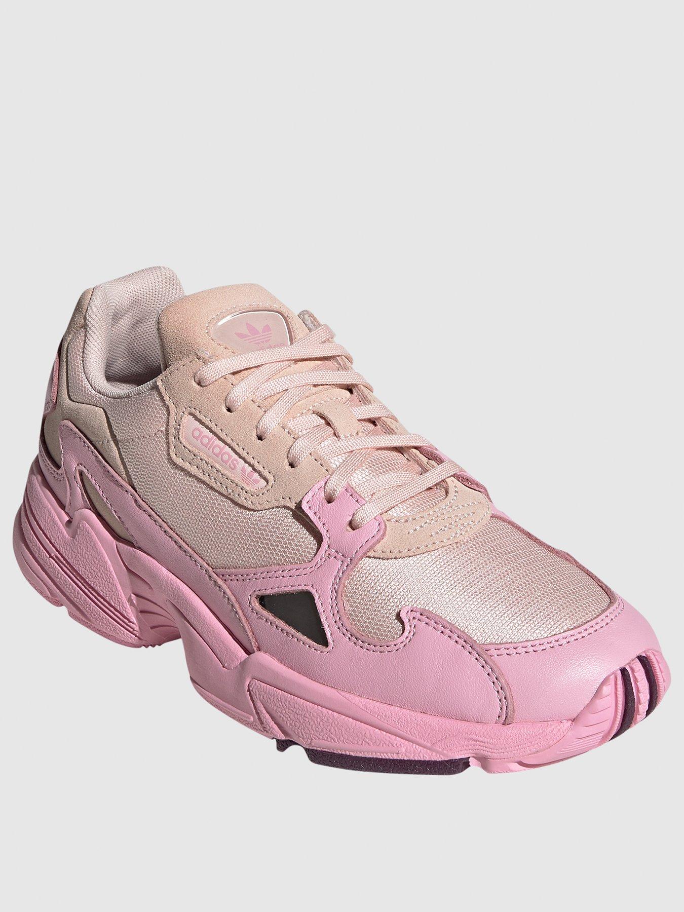 pink adidas falcon trainers