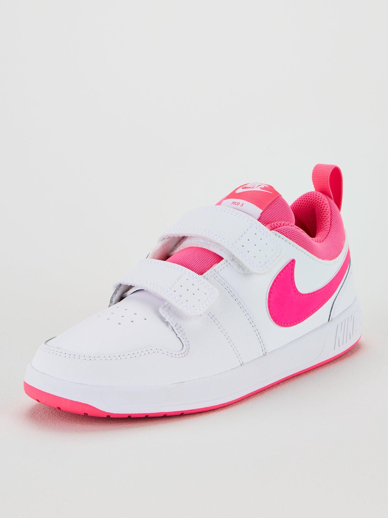 childrens pink nike trainers