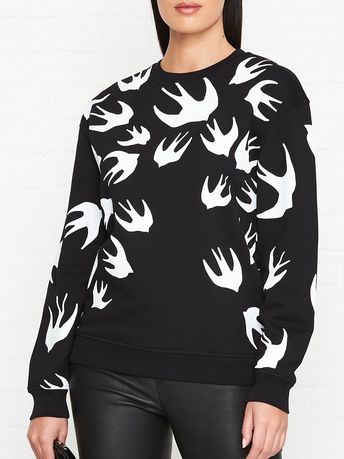 mcq alexander mcqueen swallow sweatshirt