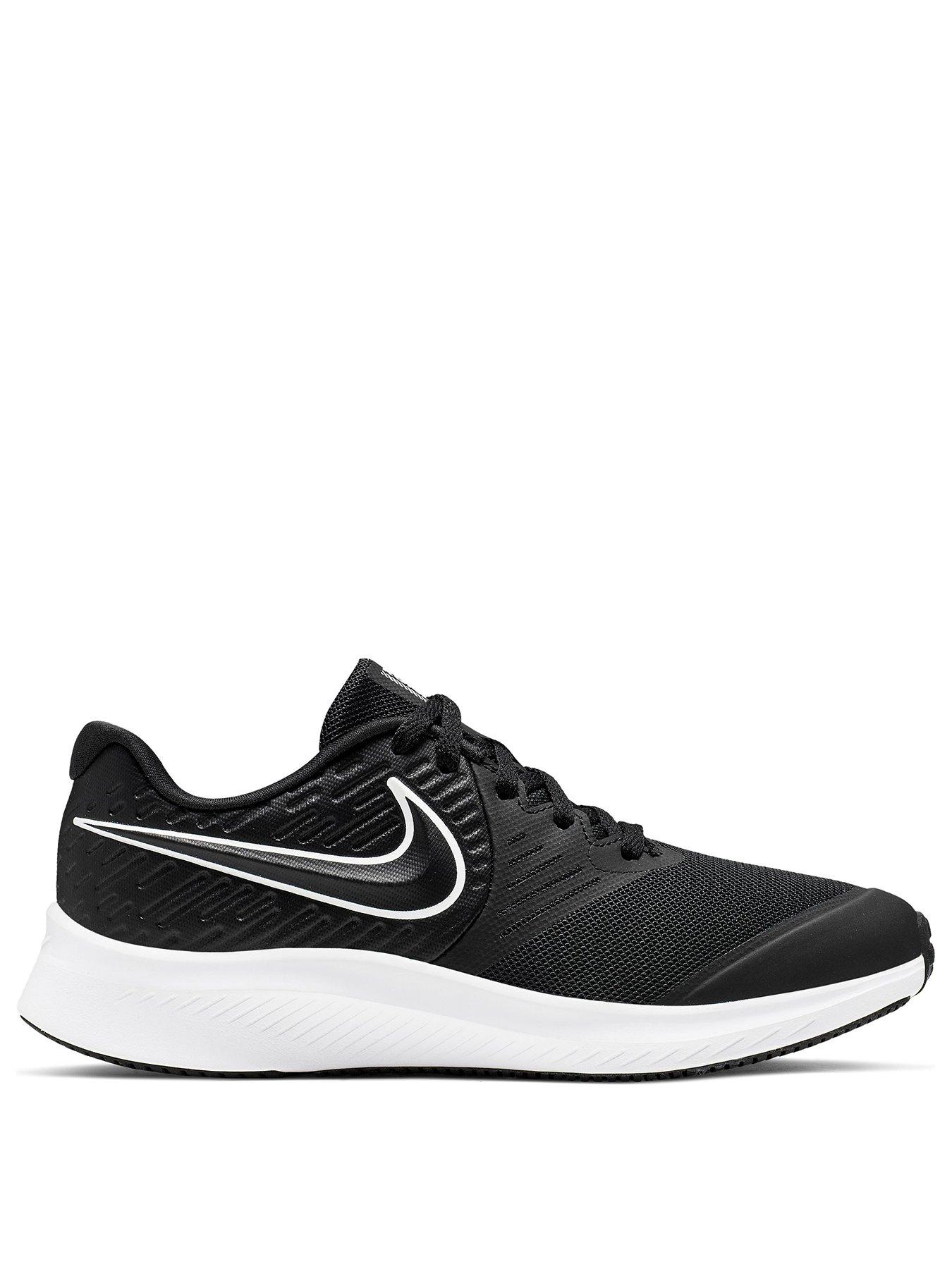 nike star runner black junior