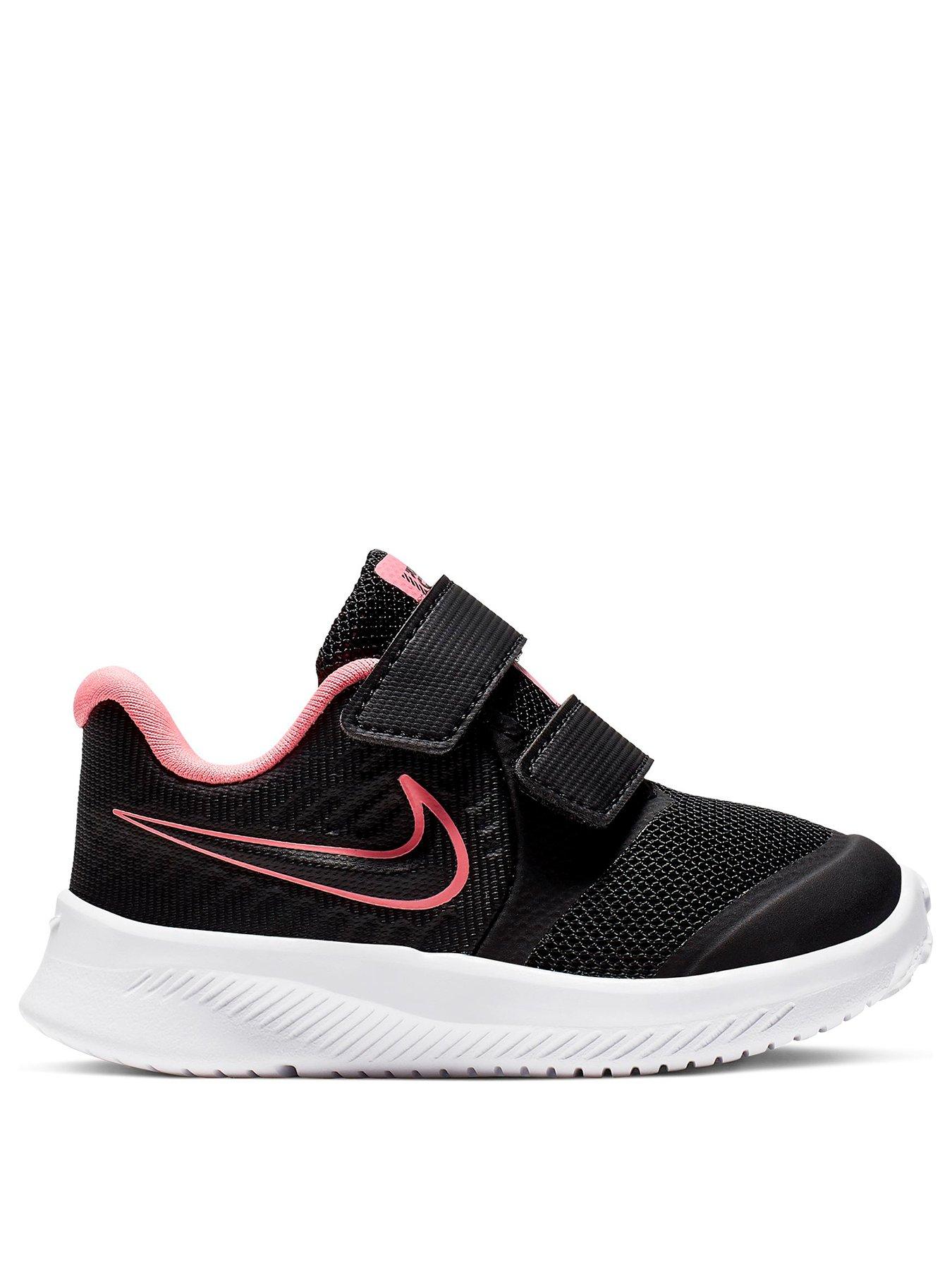 nike star runner 2 black pink