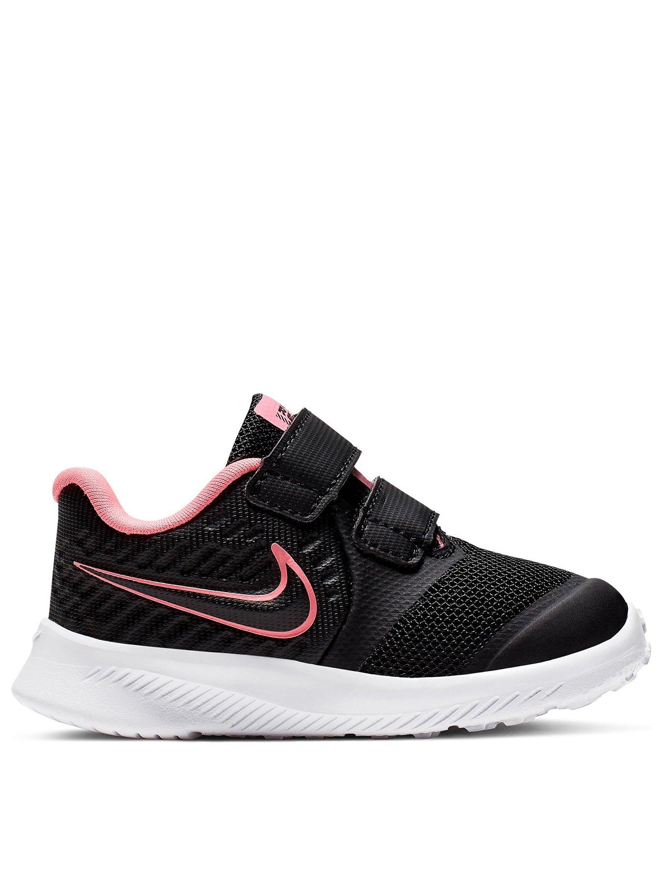 nike star runner black pink