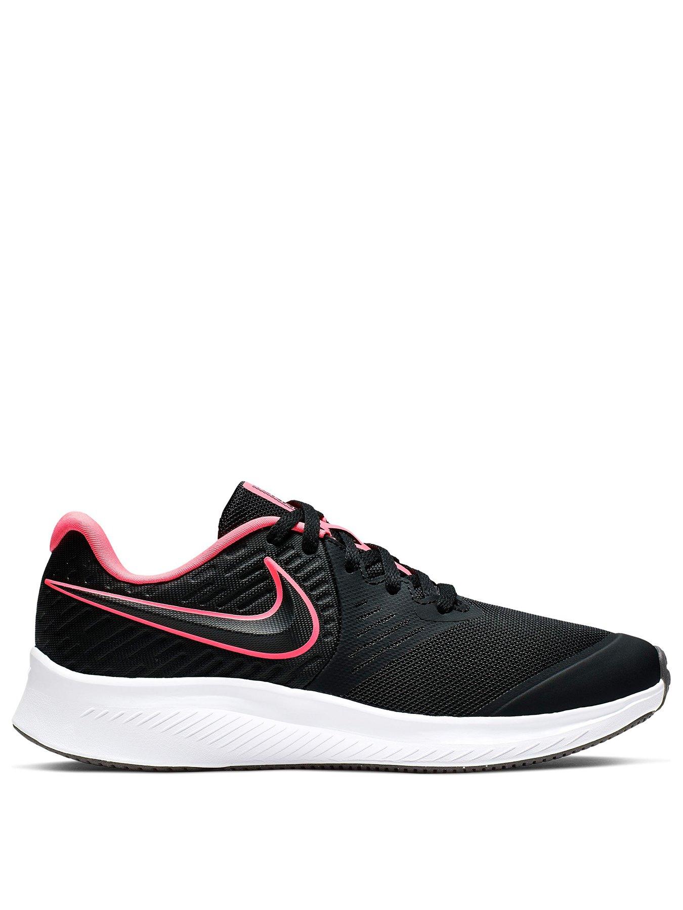 Nike Star Runner 2 Junior Trainers - Black/Pink | very.co.uk