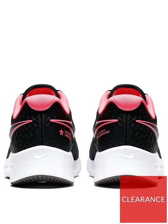 Nike Star Runner 2 Junior Trainers - Black/Pink | very.co.uk
