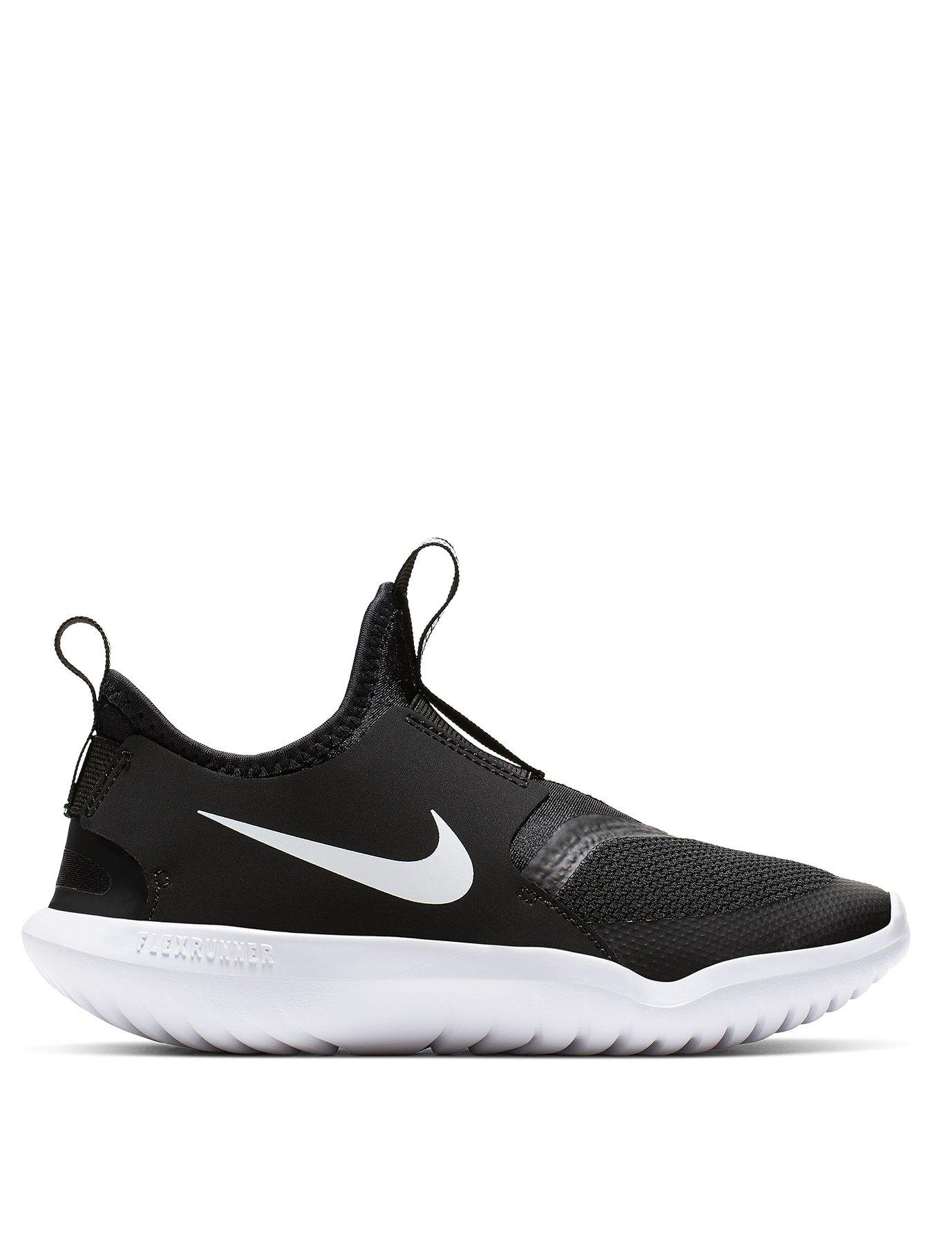 Nike Flex Runner Childrens Trainers BlackWhite | very.co.uk Nike Flex Runner Junior Trainers BlackWhite | very.co.uk