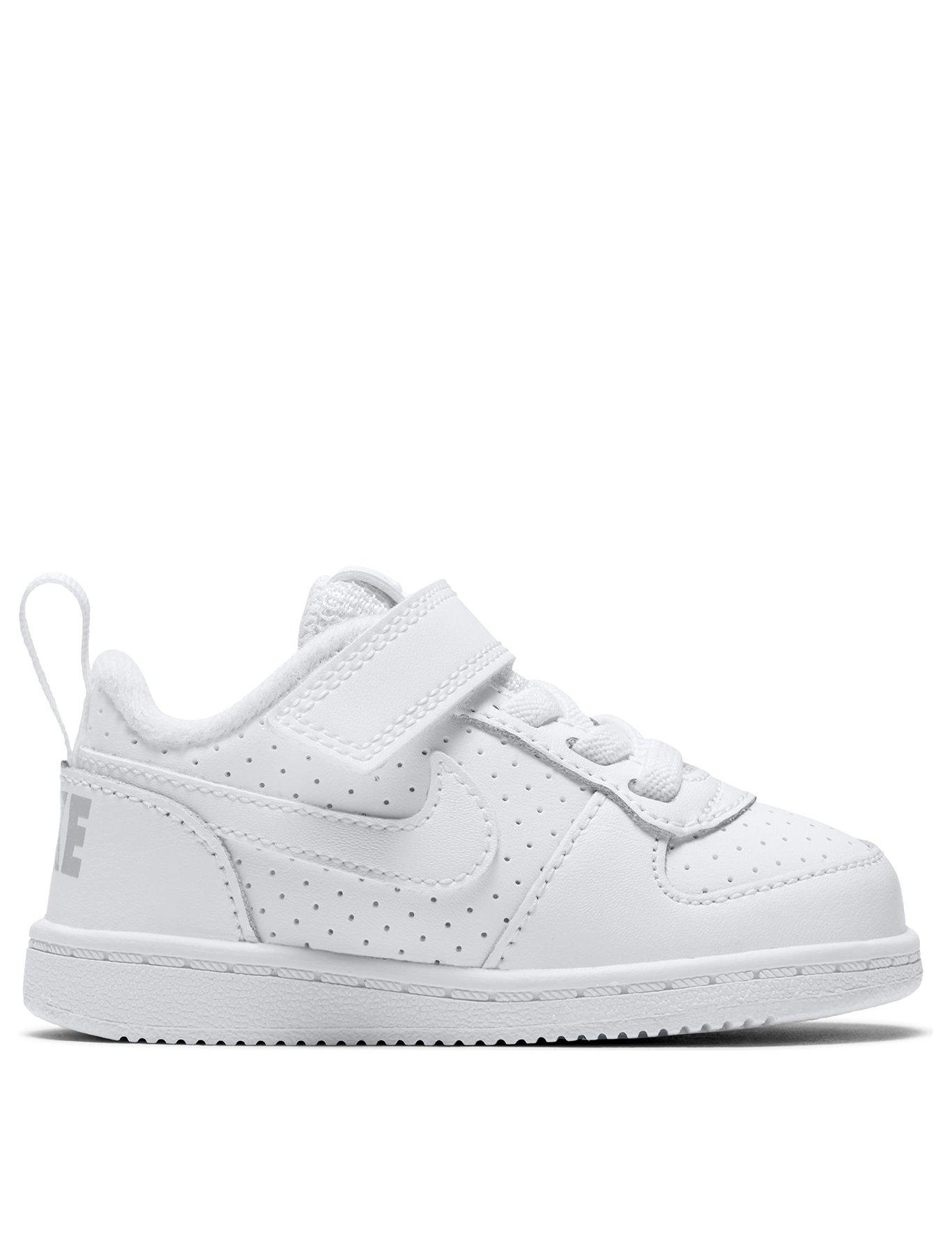 nike court borough low infant white