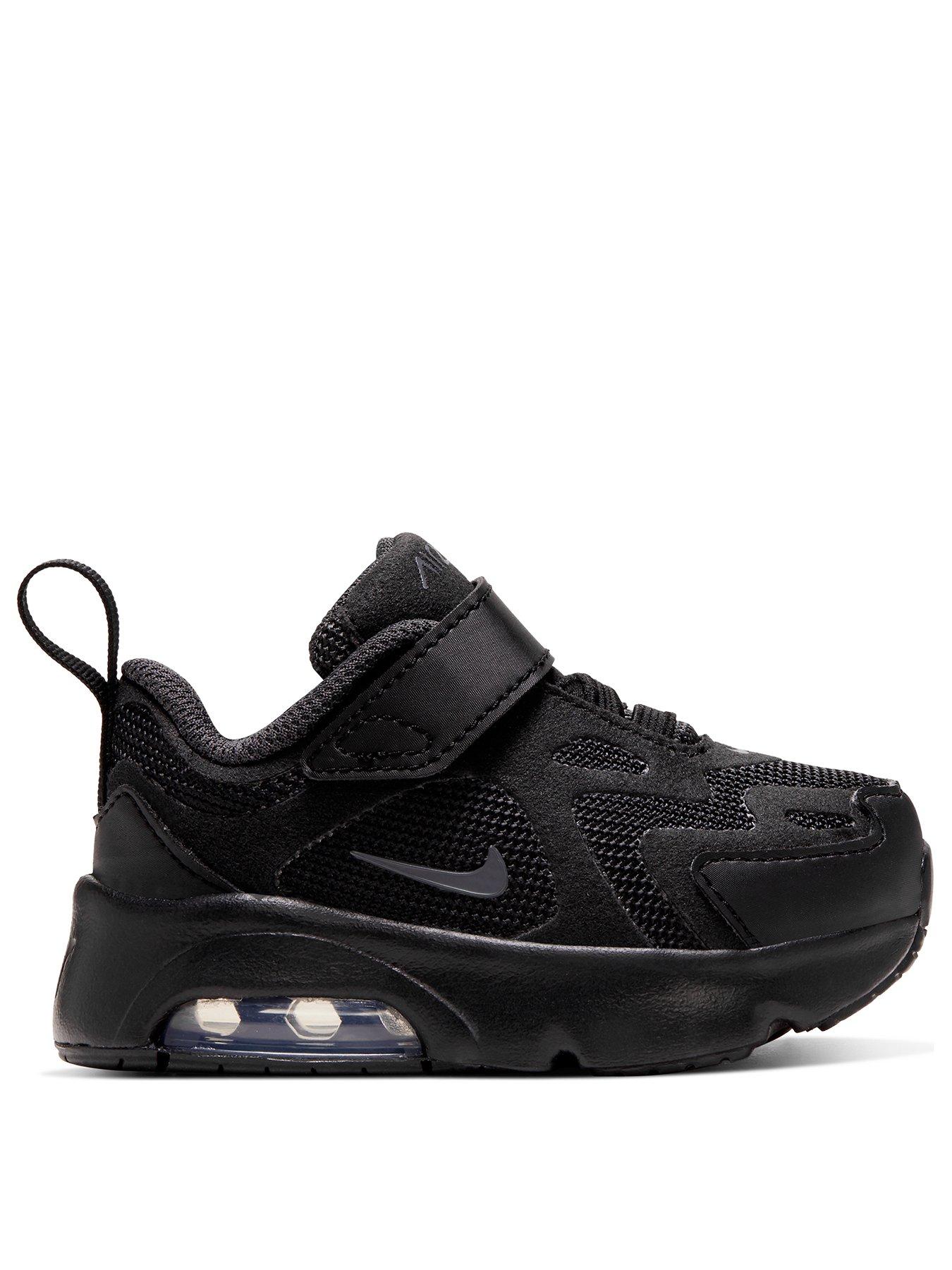 infant nike black trainers