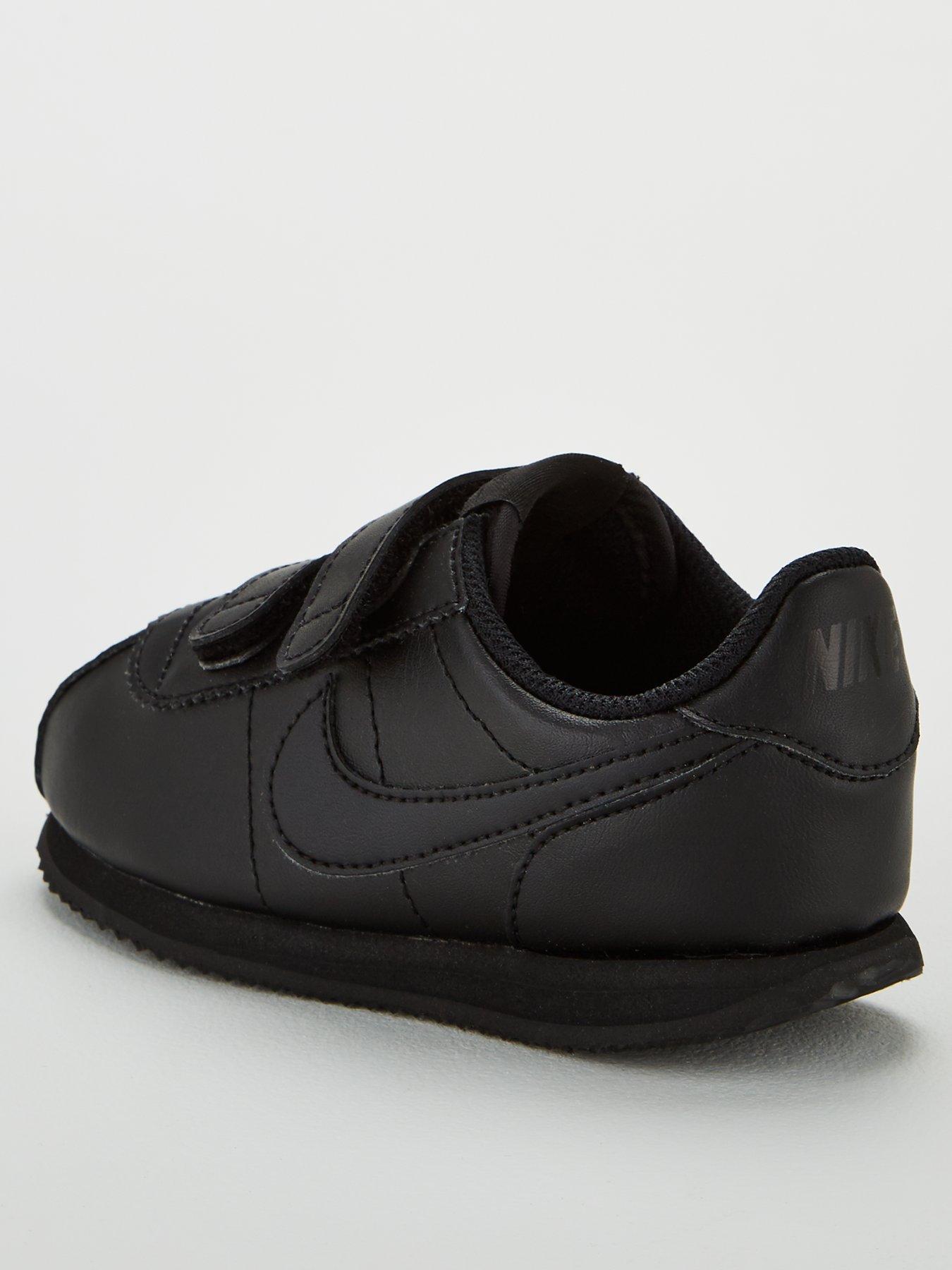 nike cortez toddler black