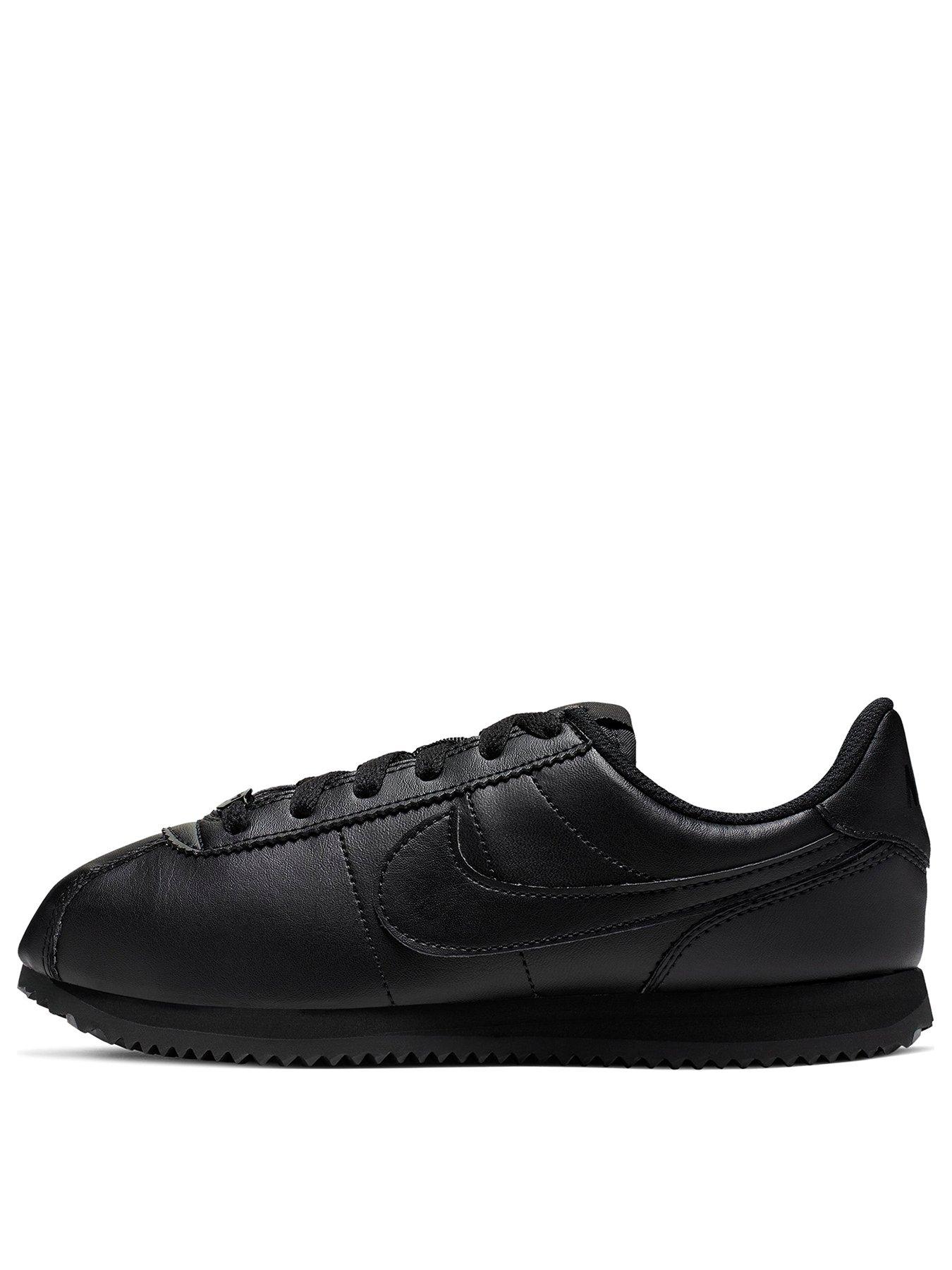 black nike cortez junior