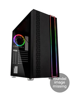 Zoostorm Stormforce Onyx 7290-5524 Desktop Intel Core i5, 16GB RAM, 1TB Hard Drive & 256GB SSD, NVIDIA 6GB RTX 2060 Graphics, Gaming PC Black