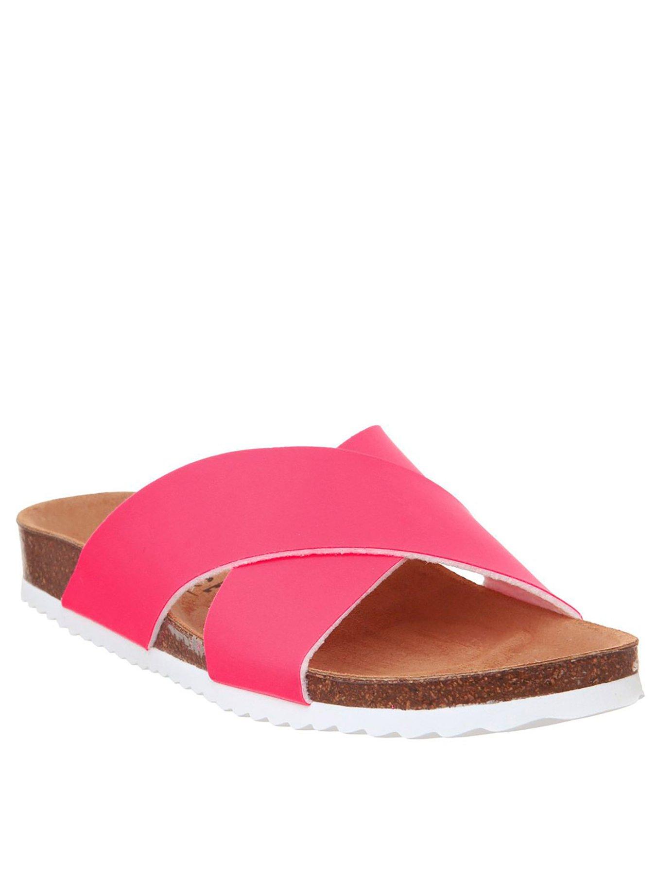 office pink sandals