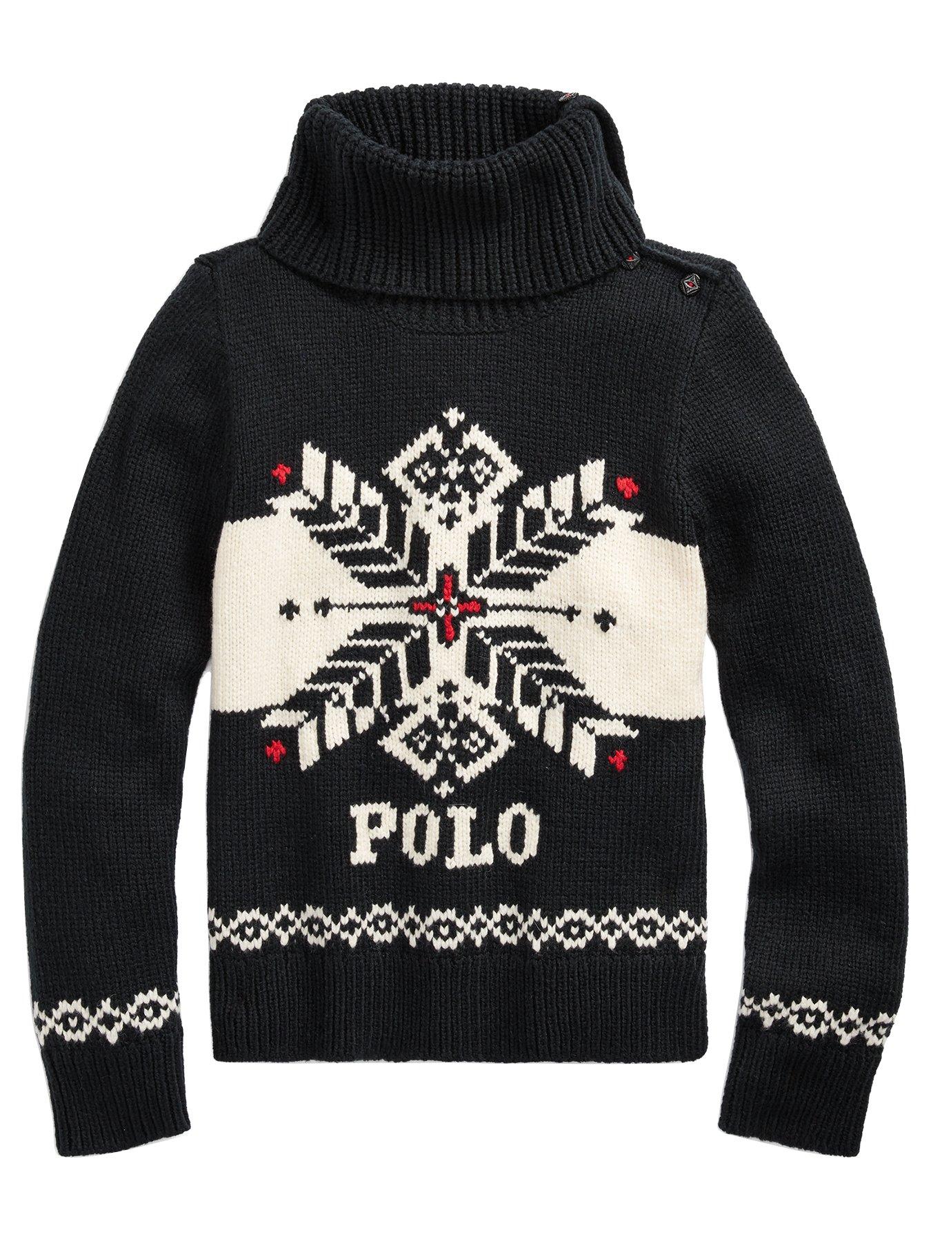 Ralph Lauren Girls Snowflake Knitted Jumper review