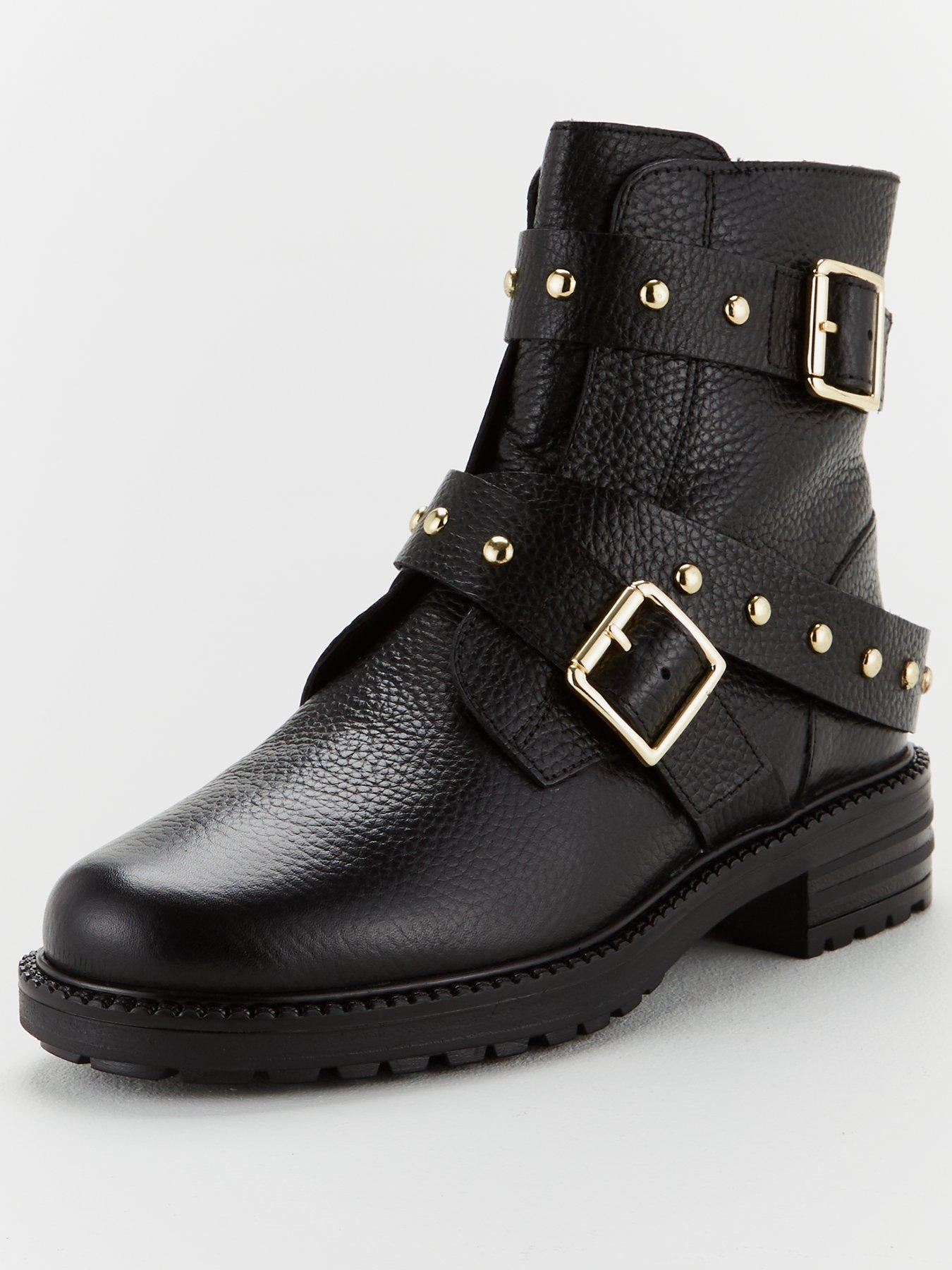 kurt geiger sting biker boots