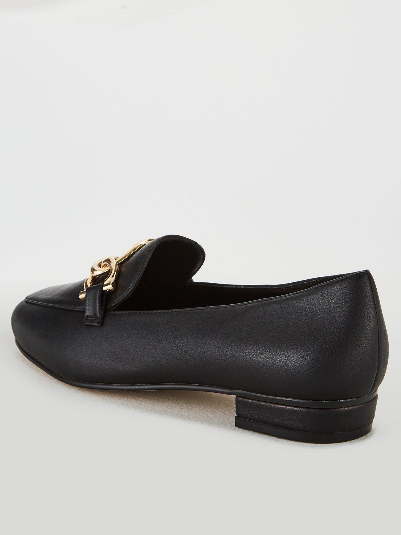 carvela black loafers