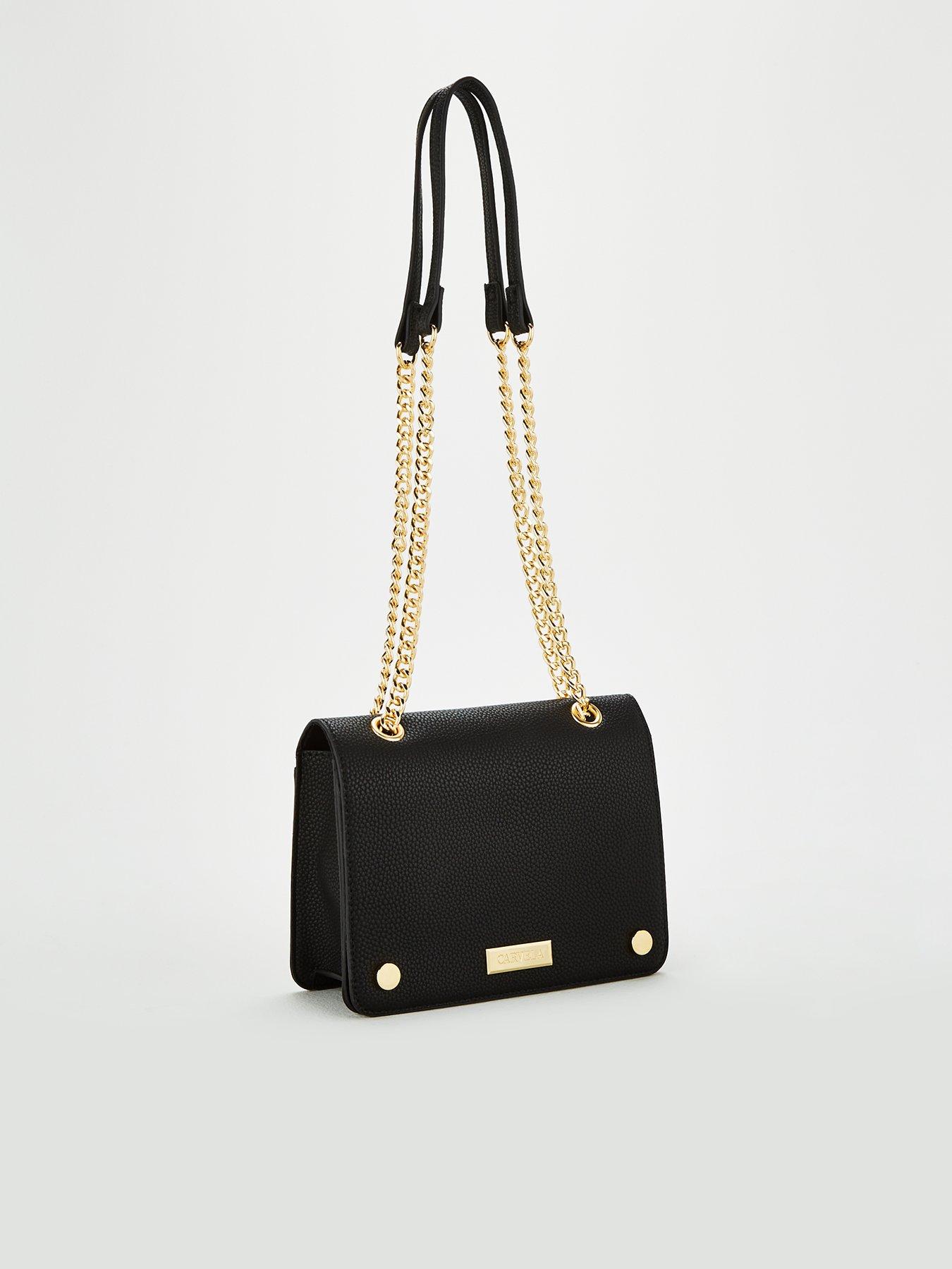 carvela rhona chain handle shoulder bag