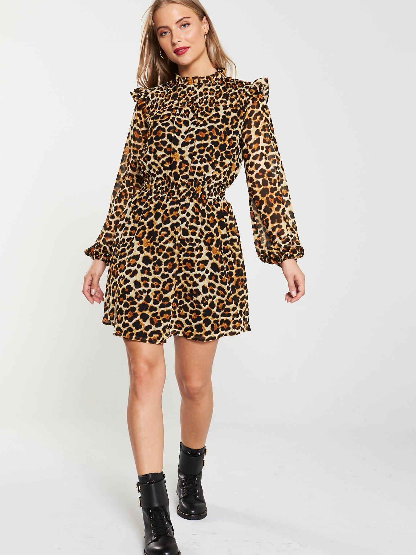 very leopard print dress