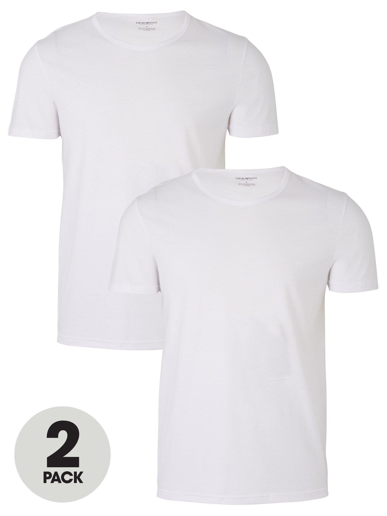 white armani t shirt
