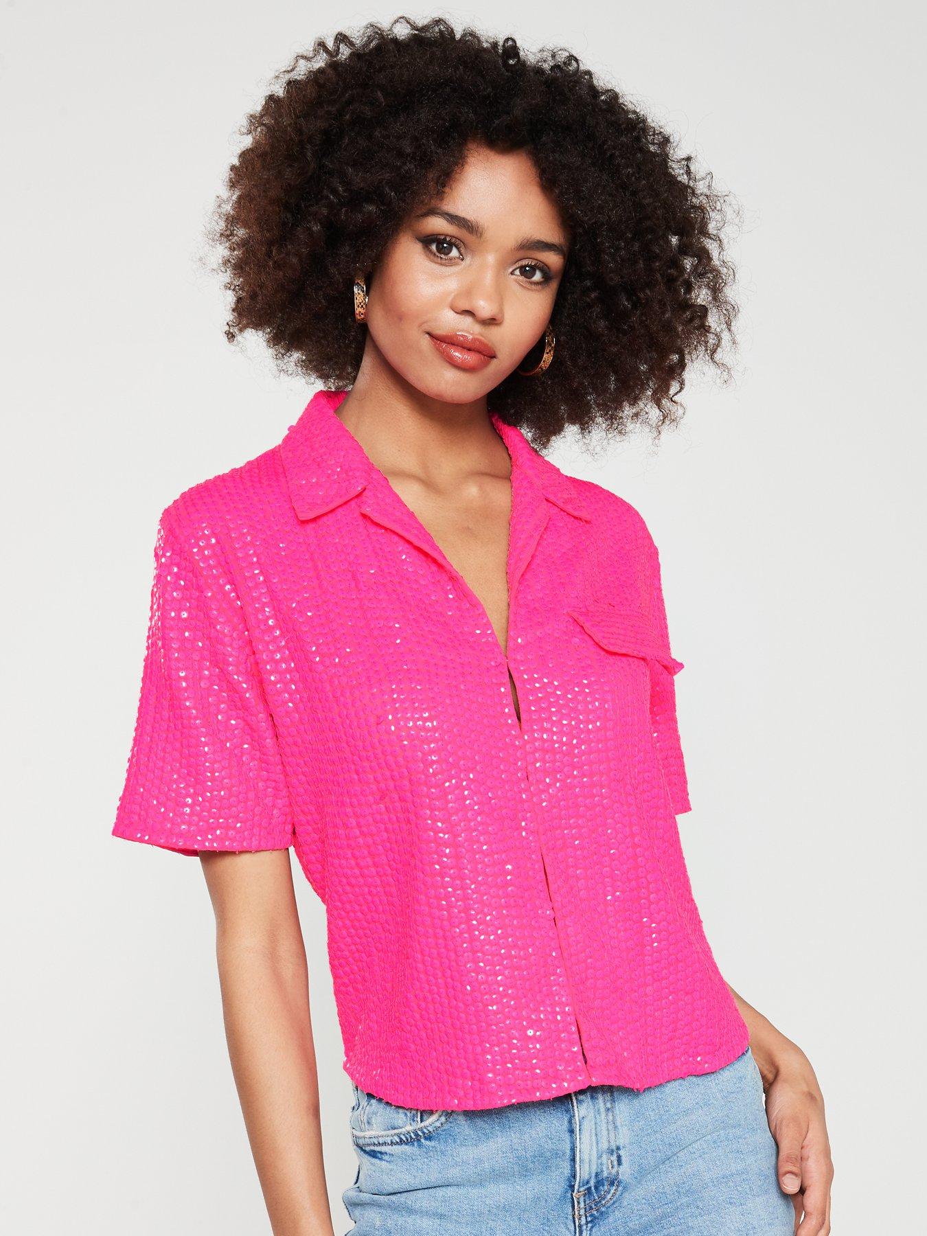 river island sequin tops