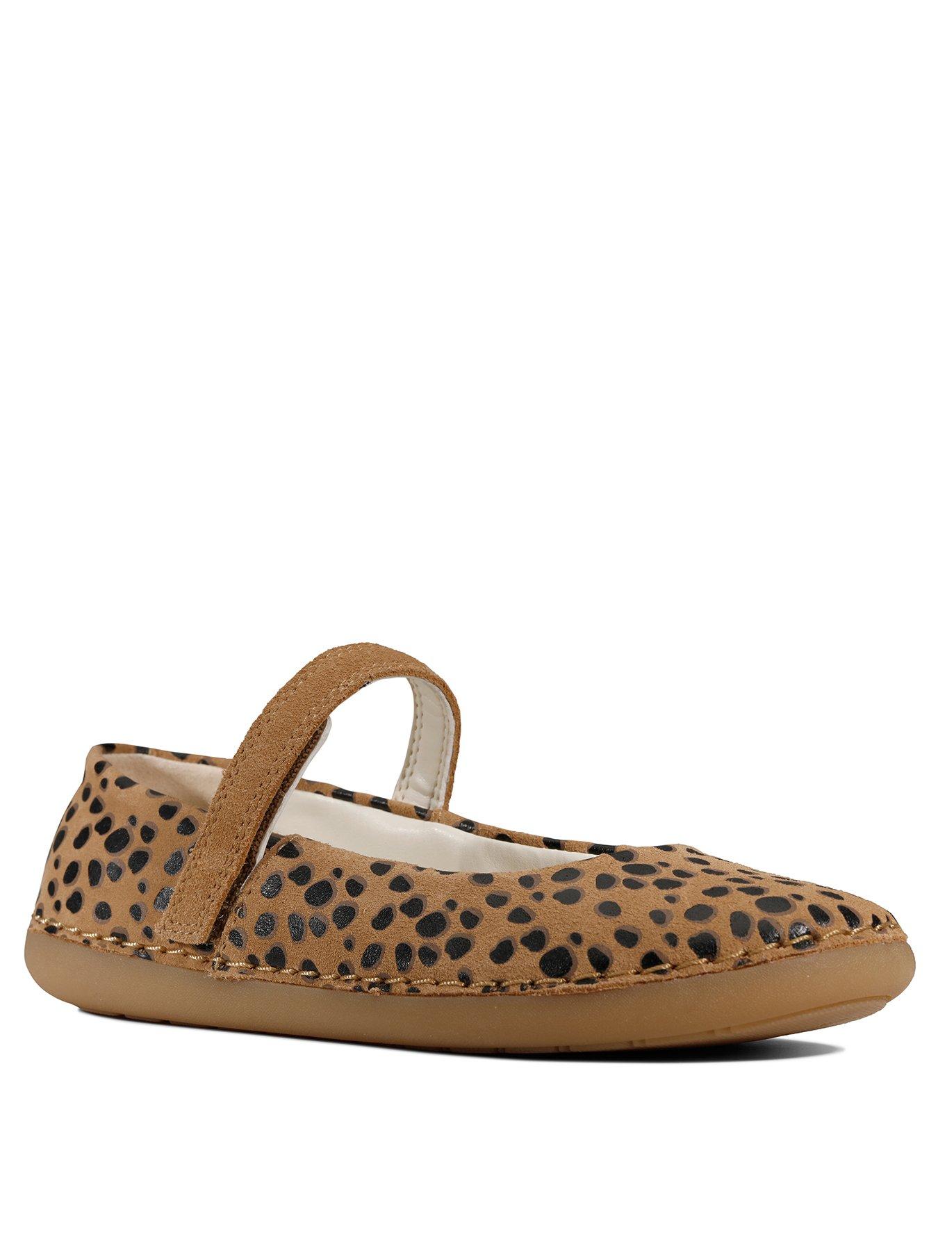 clarks animal print shoes