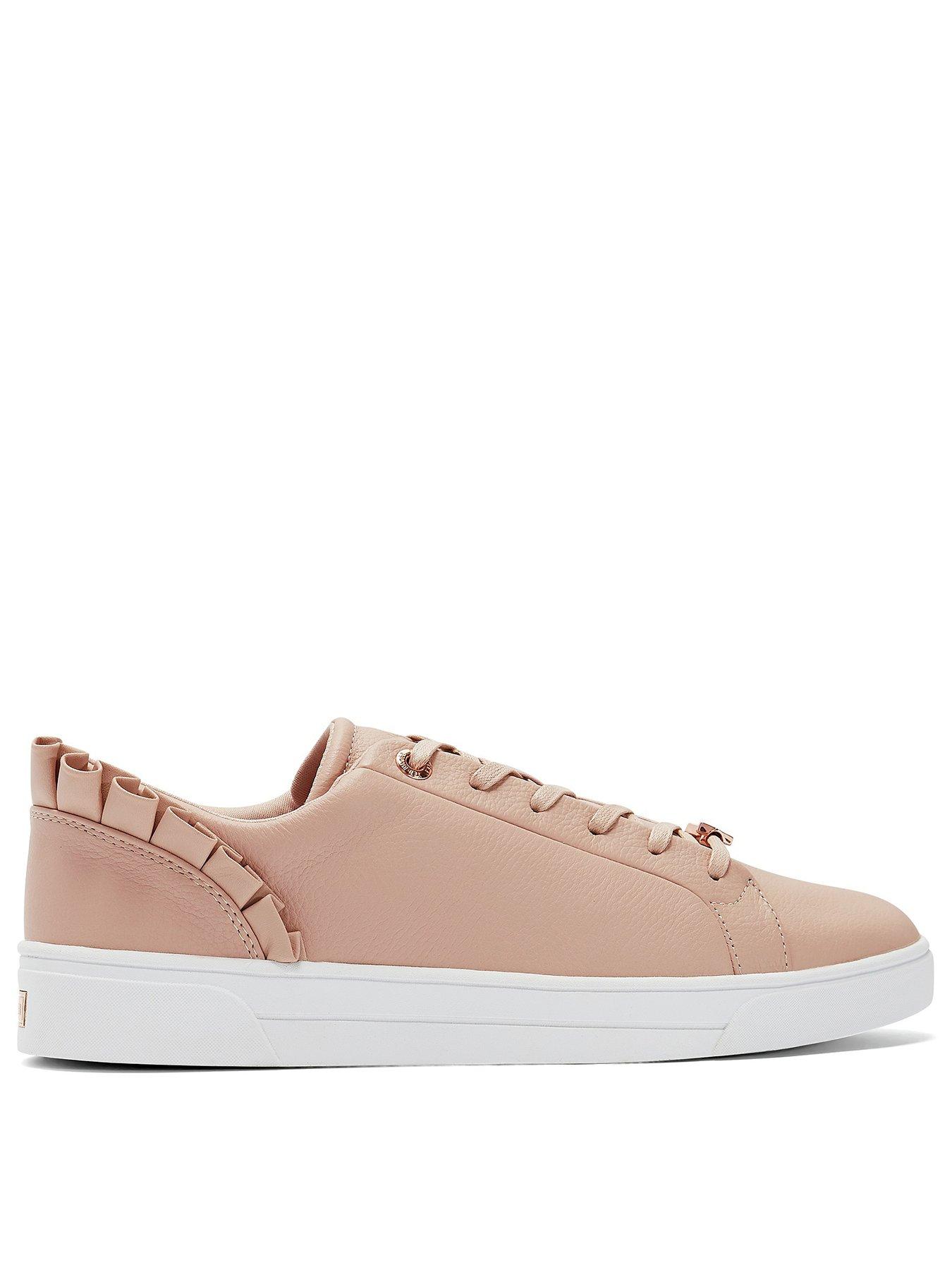 ted baker astrina ruffle detail trainers