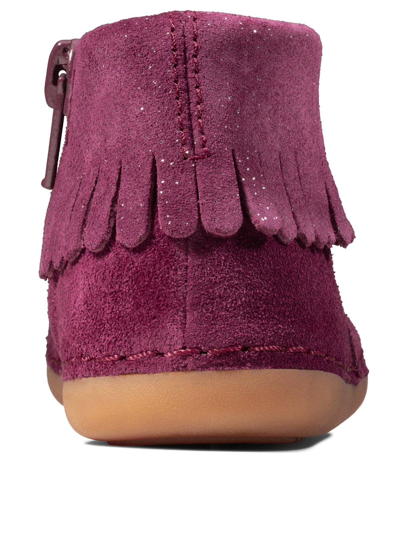 plum ankle boots uk