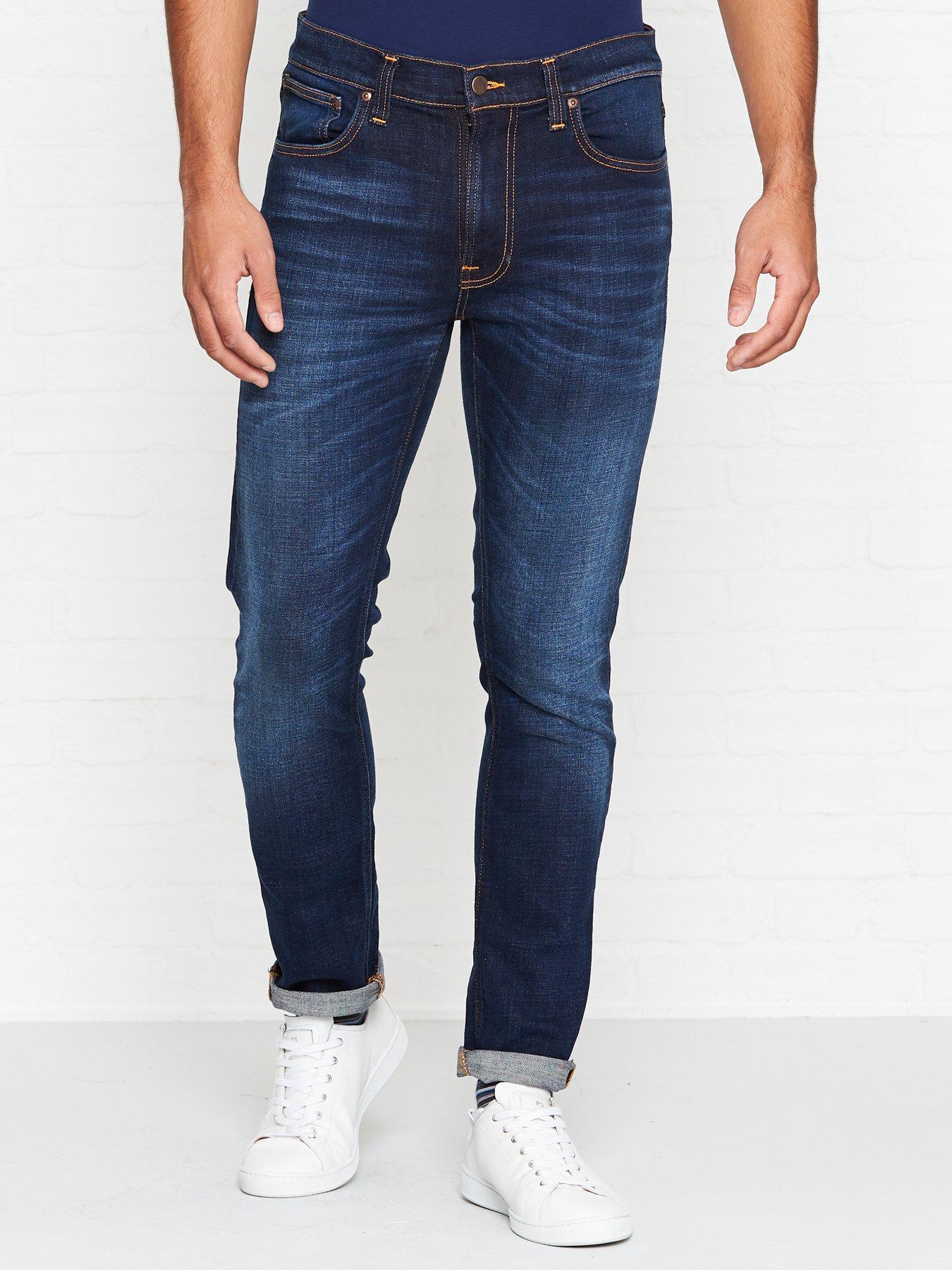 nudie jeans lean dean dark deep worn