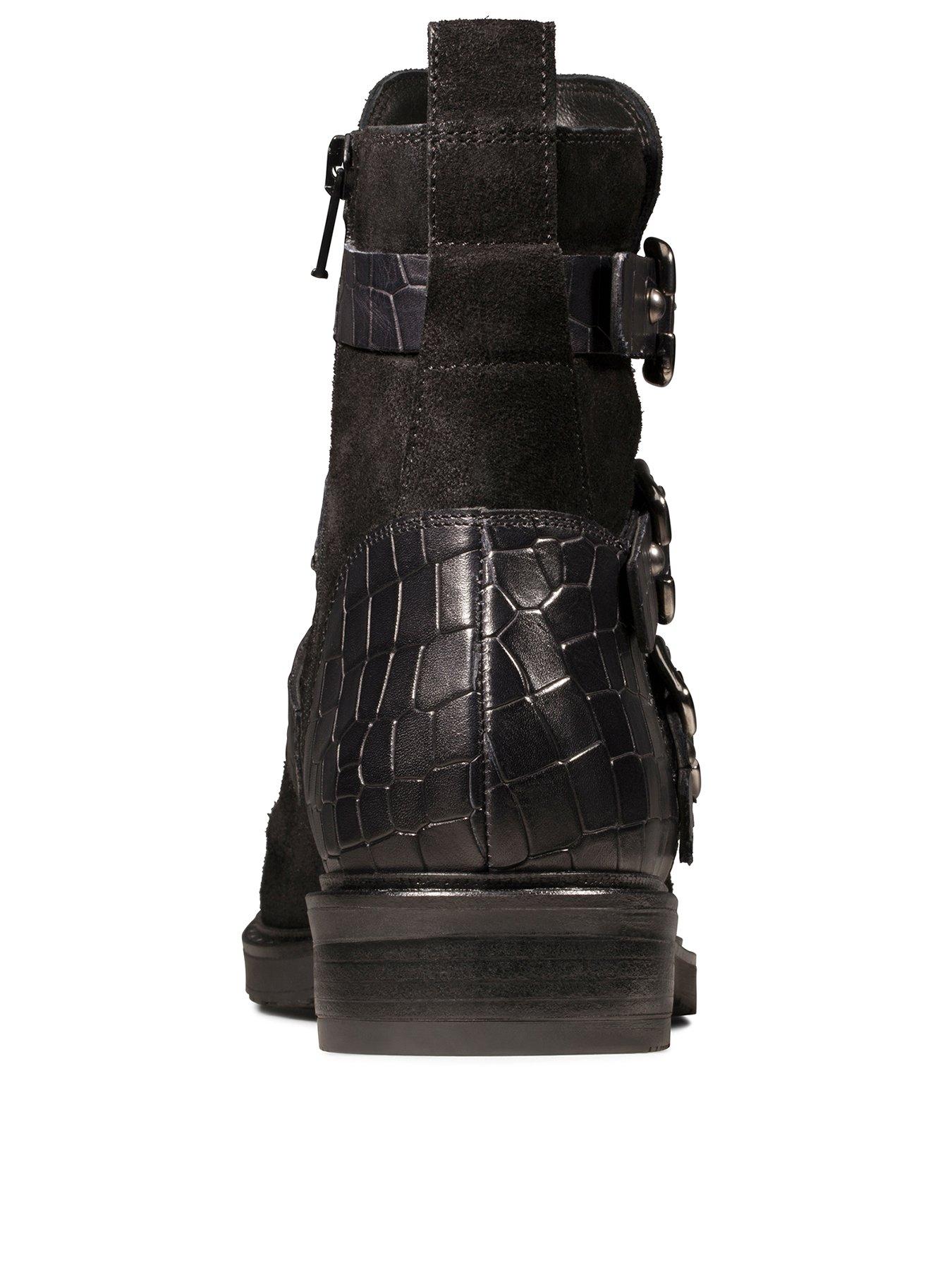 clarks ladies biker boots