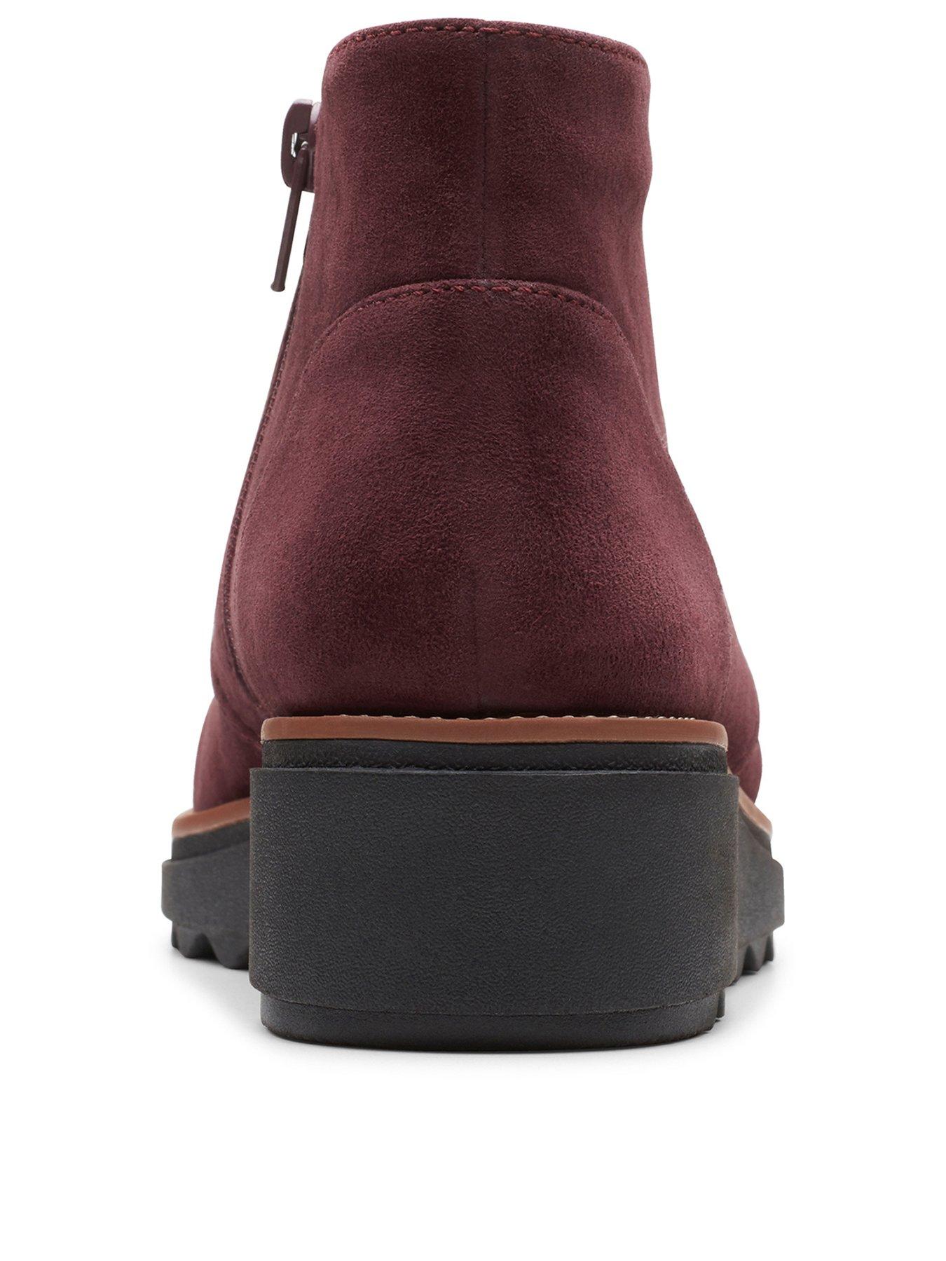 clarks sharon hop wedge bootie