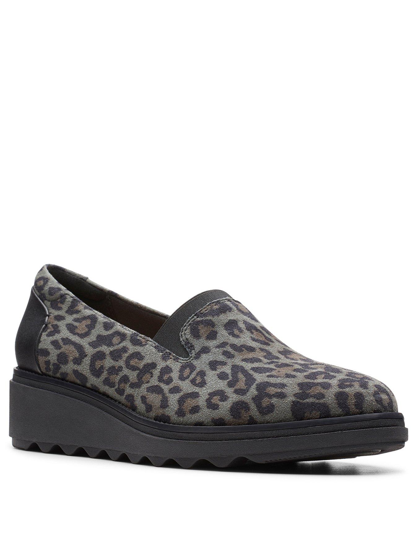 clarks sharon dolly leopard print