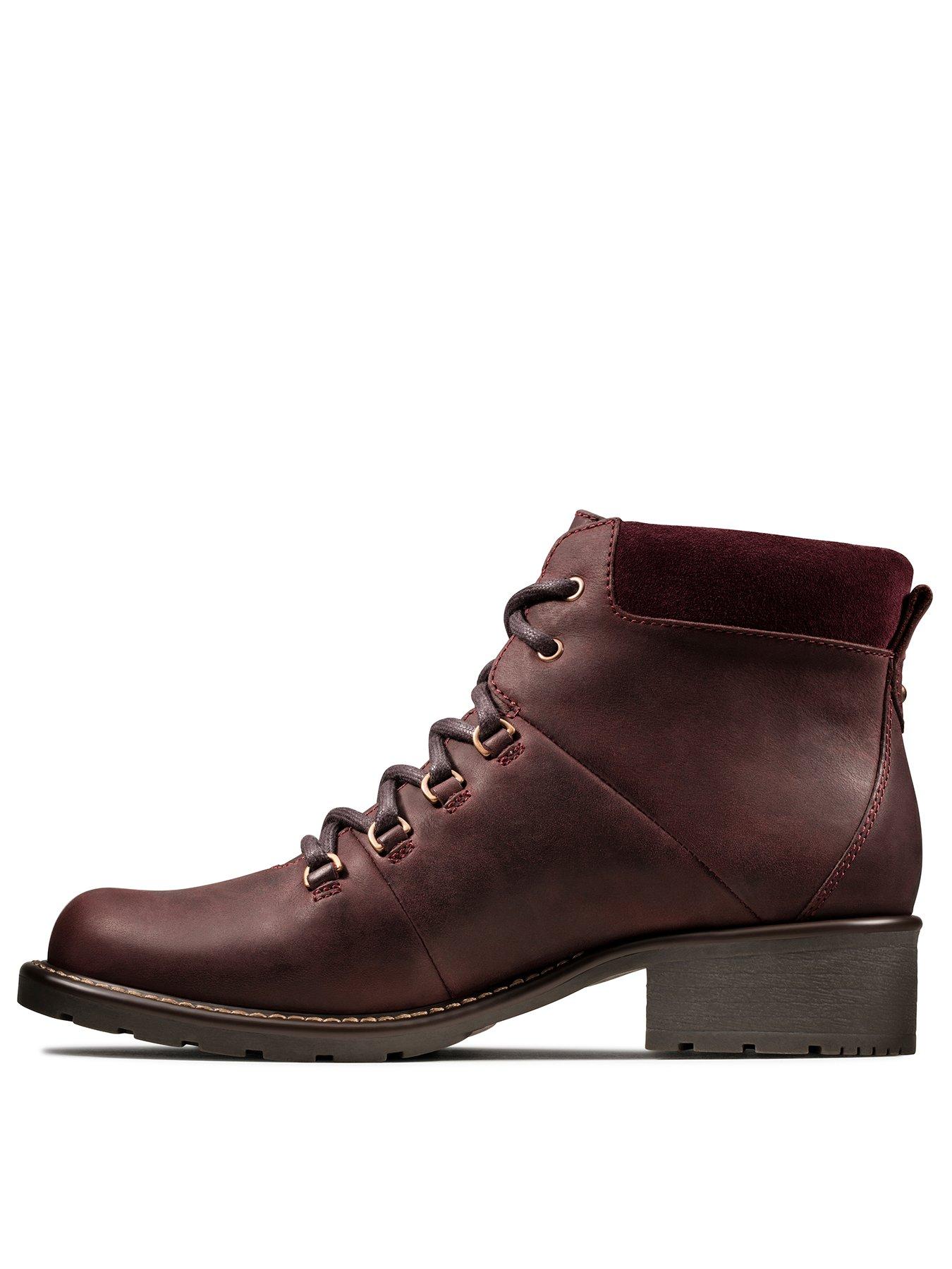 clarks orinoco boots burgundy