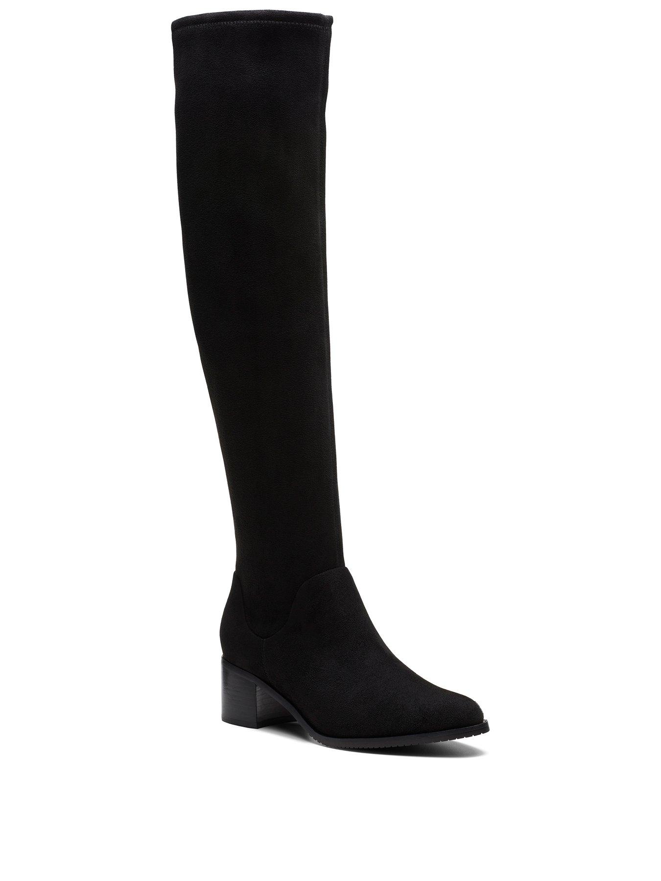 clarks over the knee boots uk