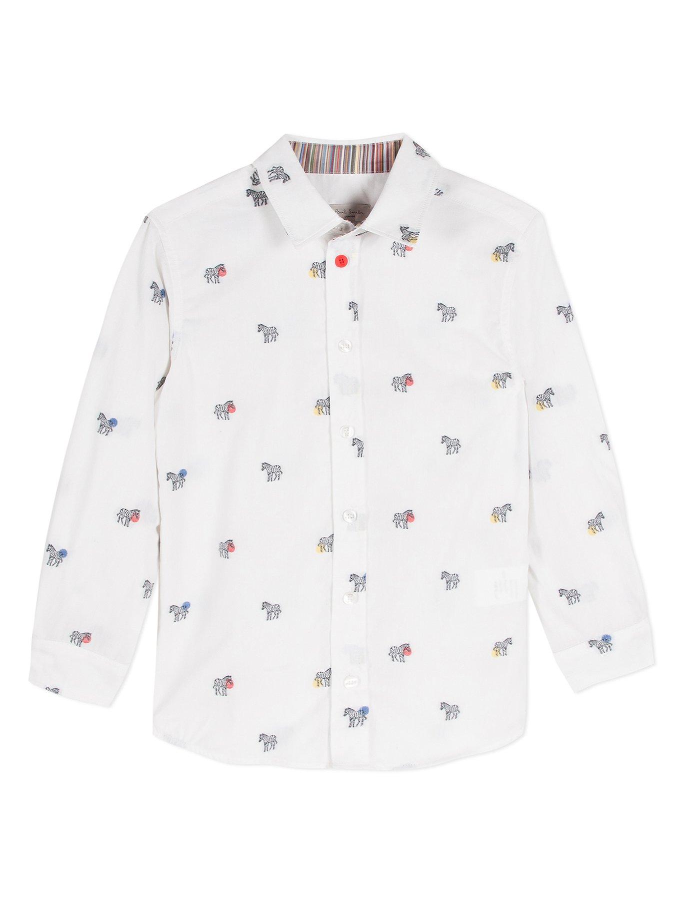 Paul Smith Junior Boys Mini Zebra Long Sleeve Shirt review