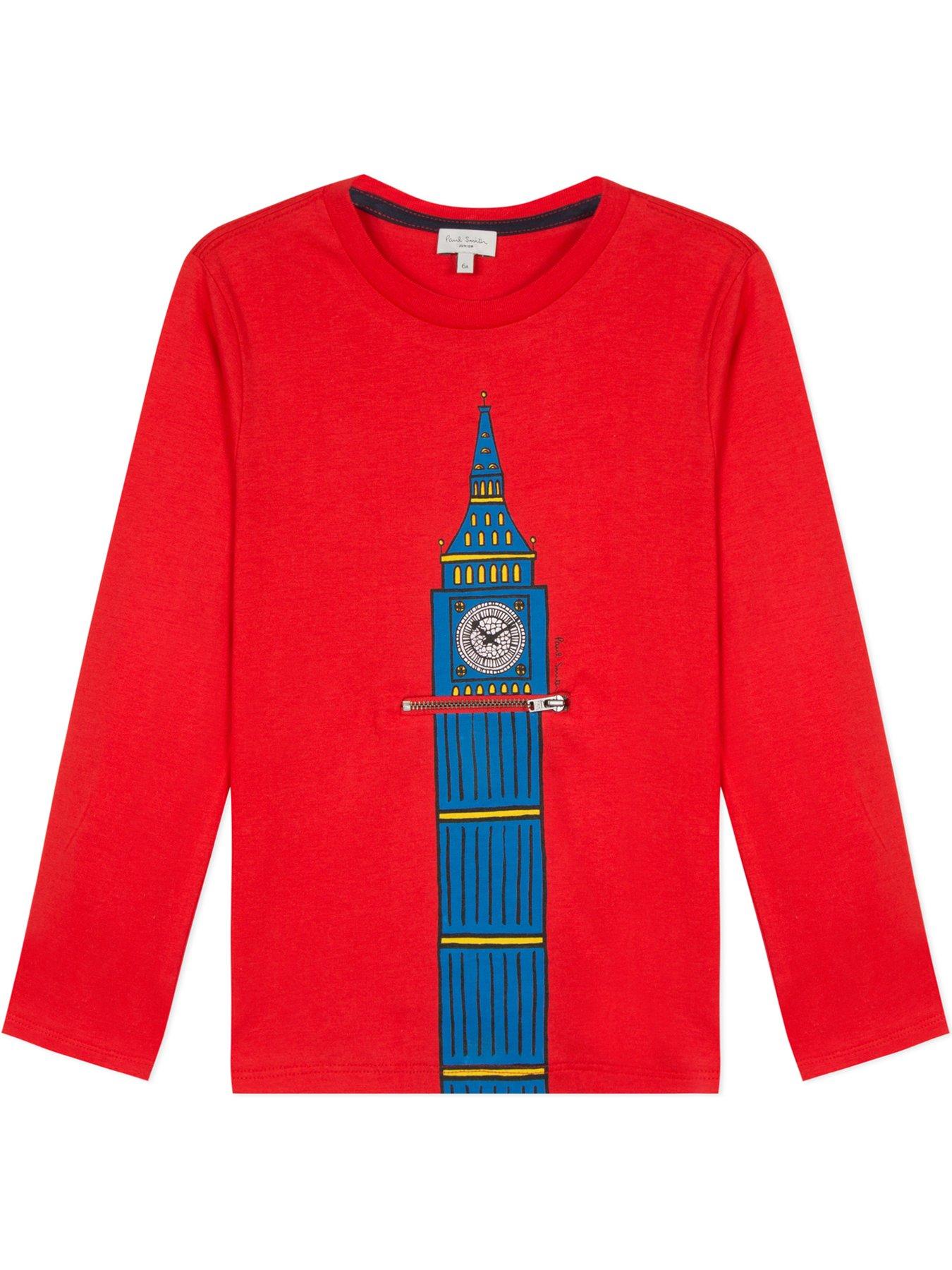 Paul Smith Junior Toddler Boys Vezio Big Ben Long Sleeve T-Shirt review