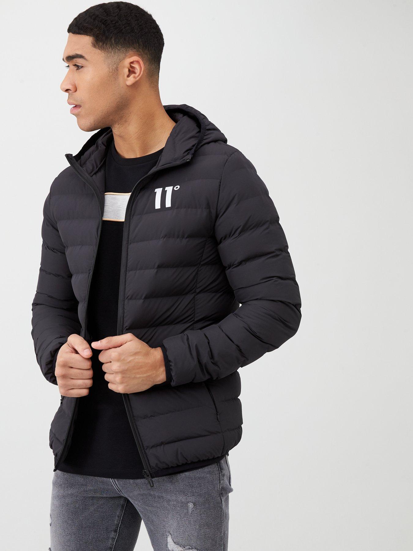 11 degrees black denim jacket