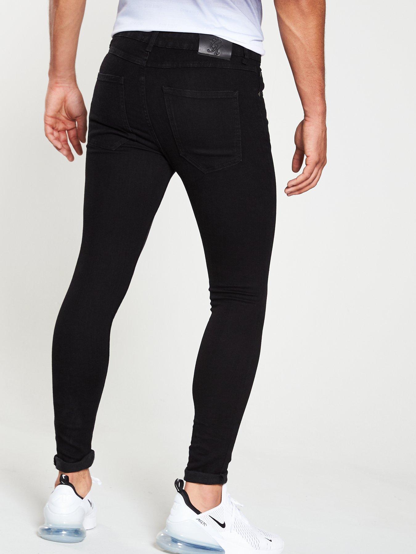 gym king jeans black