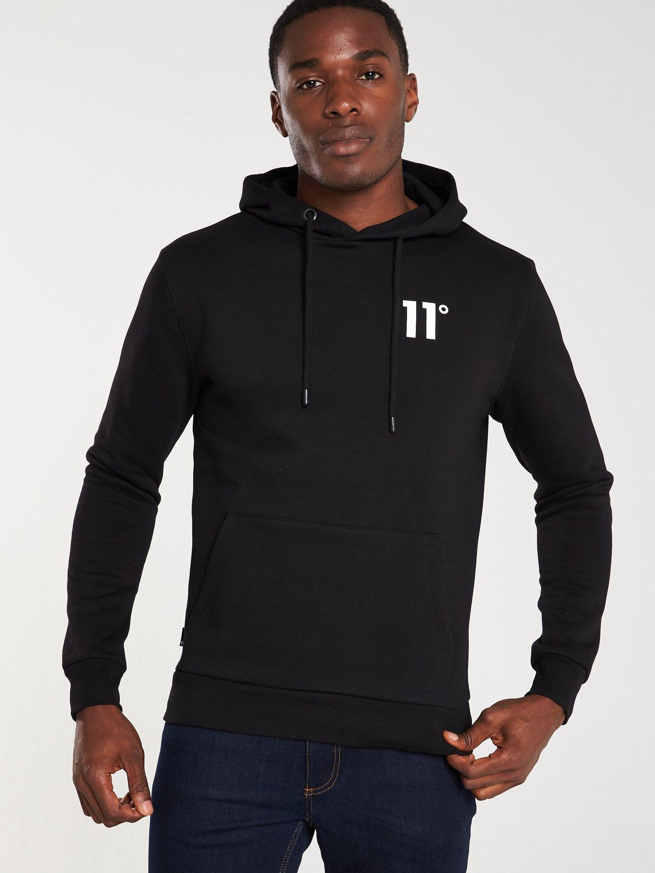 mens 11 degrees hoodie