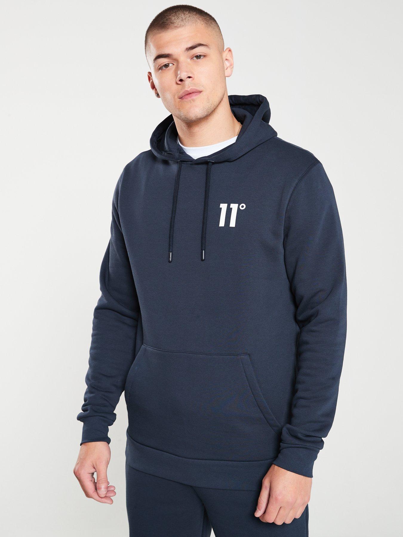 mens 11 degrees hoodie