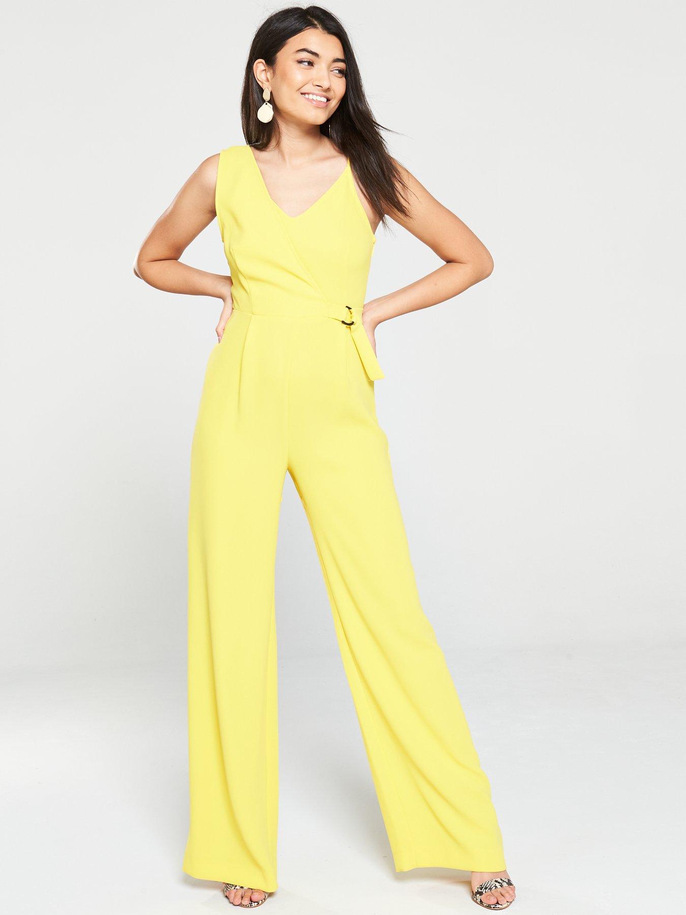 mango yellow jumpsuit