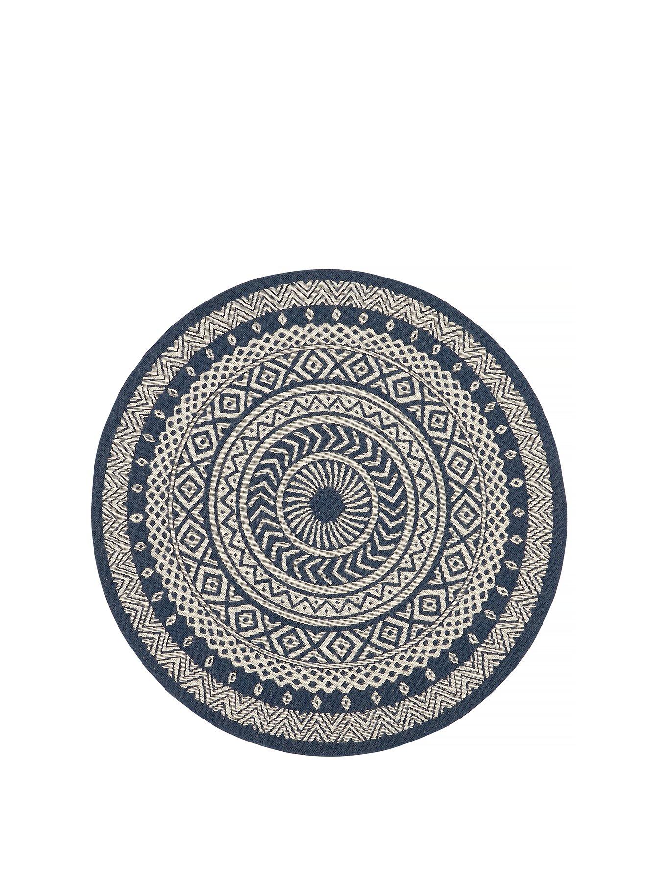 County Circles Indoor Outdoor Rug Very Co Uk