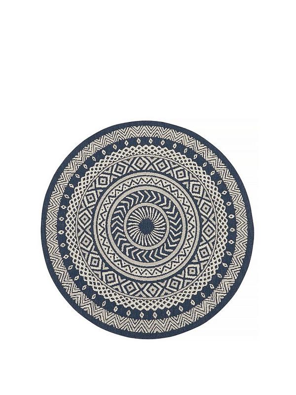 County Circles Indoor Outdoor Rug, Rug With Circles