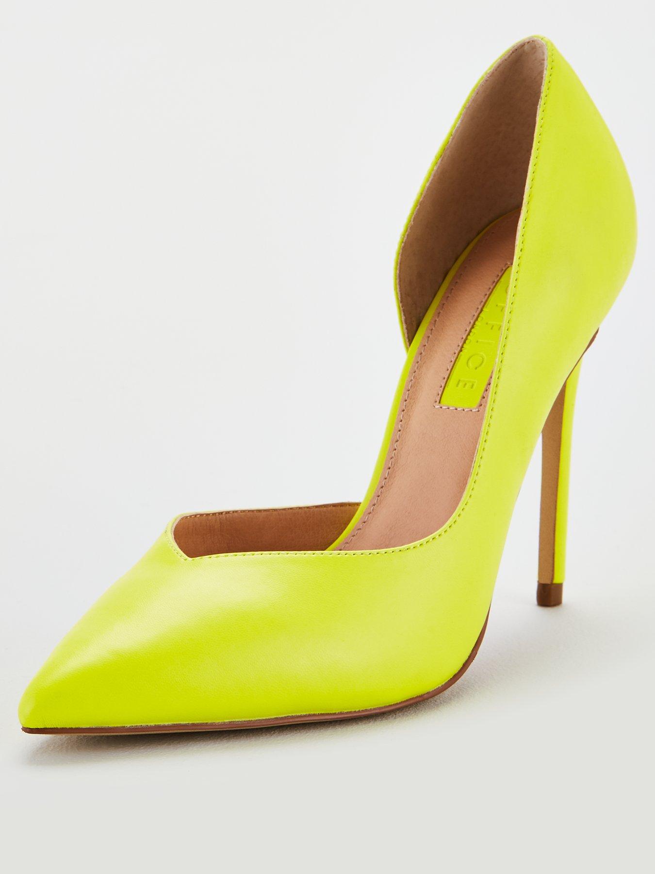 office yellow shoes
