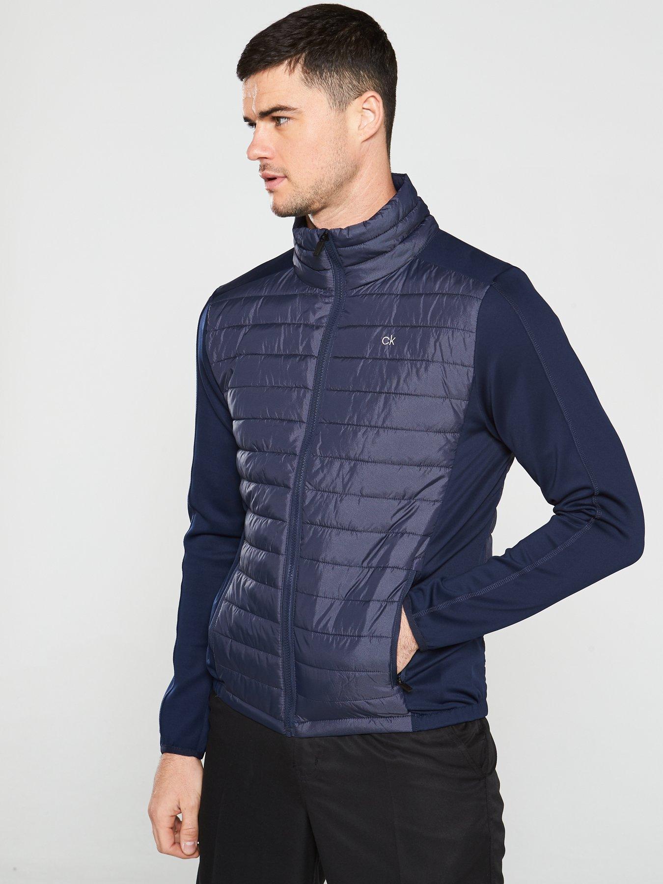 calvin klein golf padded jacket