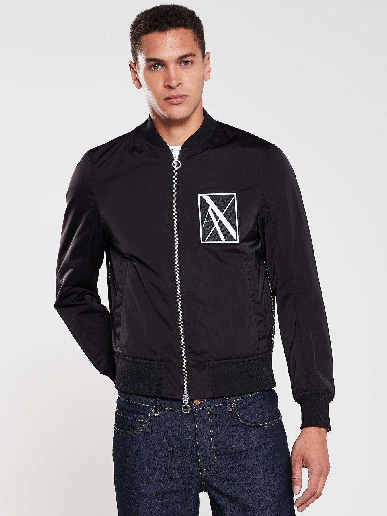 armani exchange reflective jacket