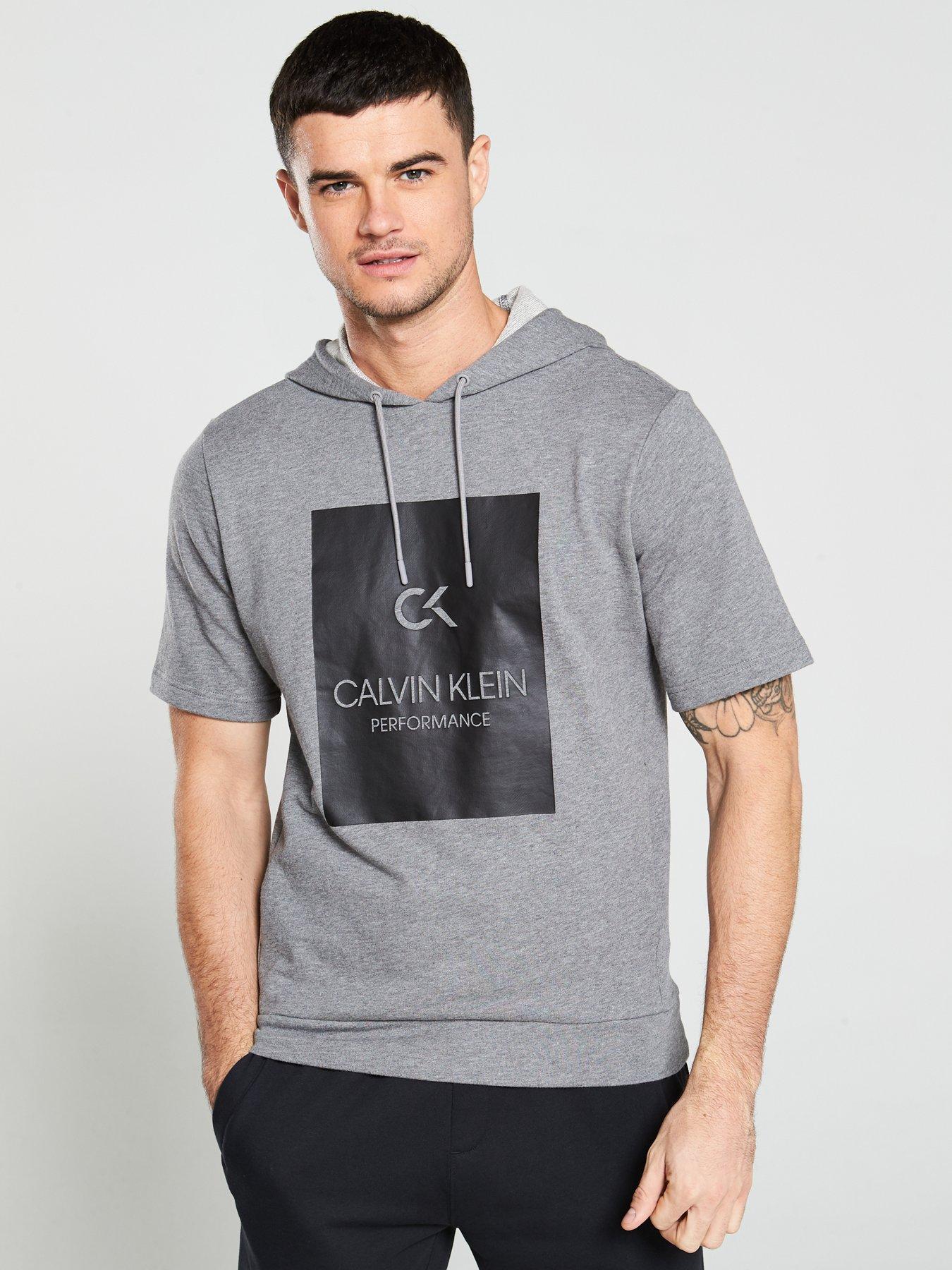 calvin klein short sleeve hoodie