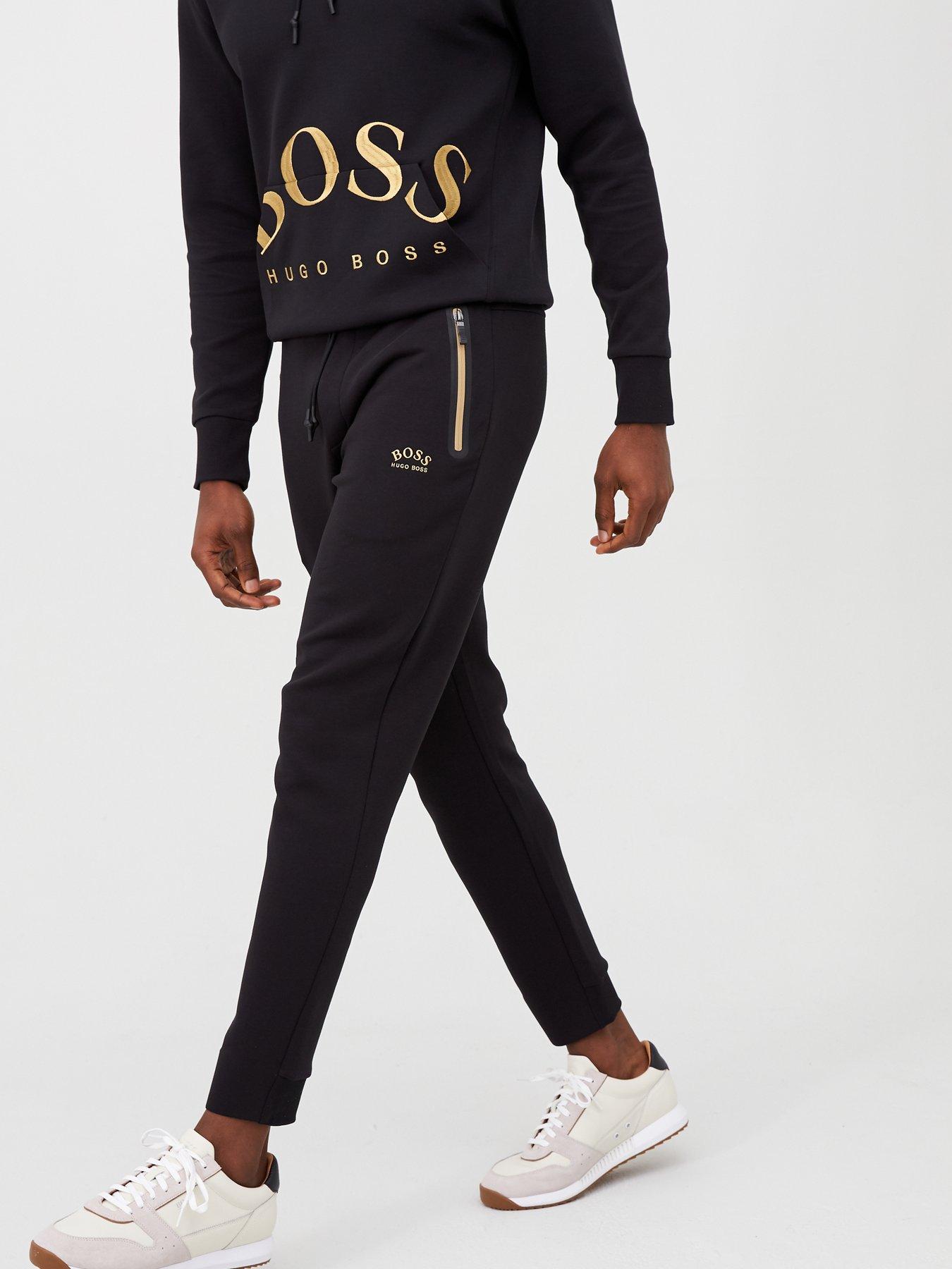 hugo boss black and gold sweatpants