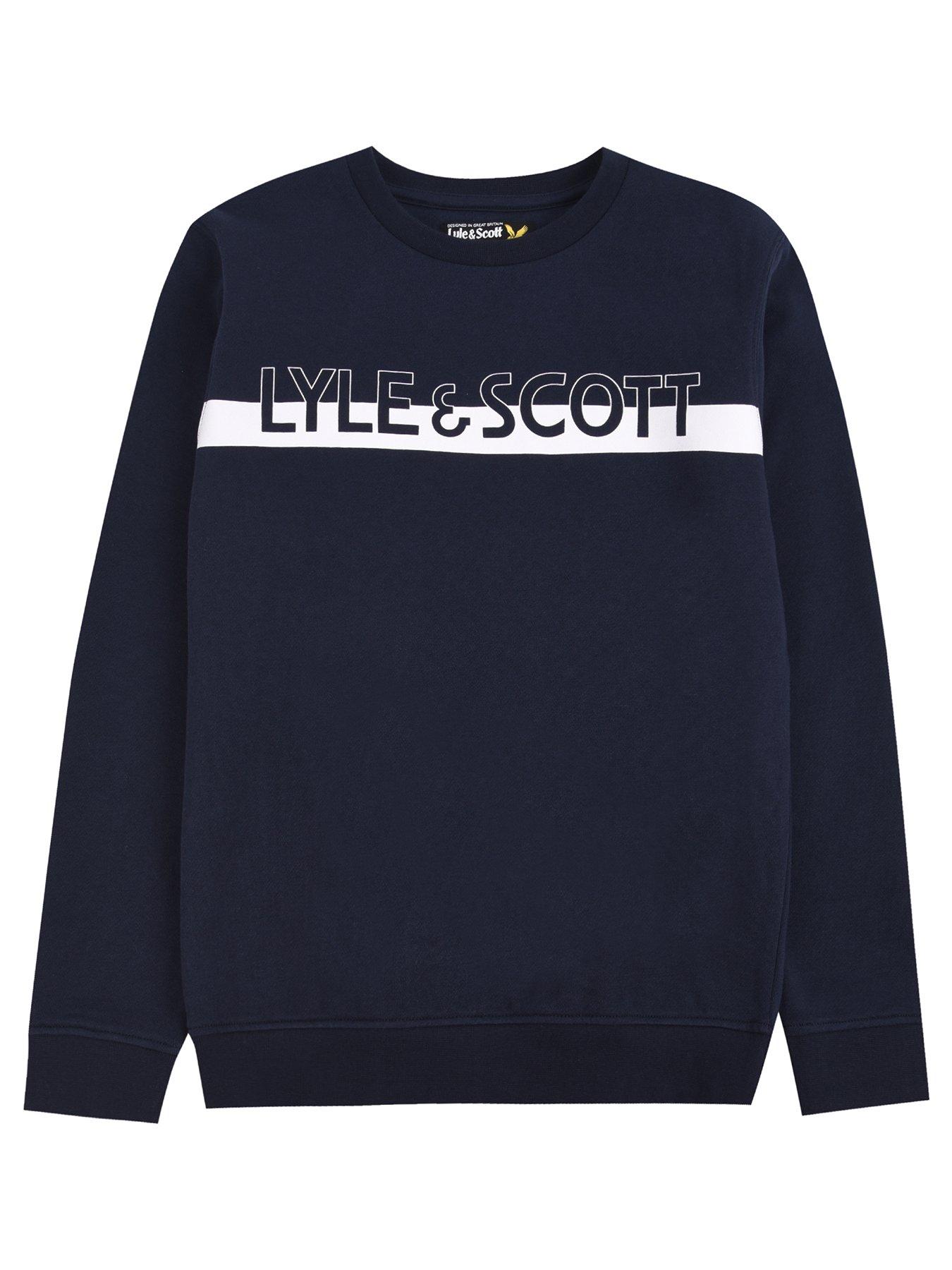 Lyle & Scott Boys Block Logo Crew Neck Sweat review